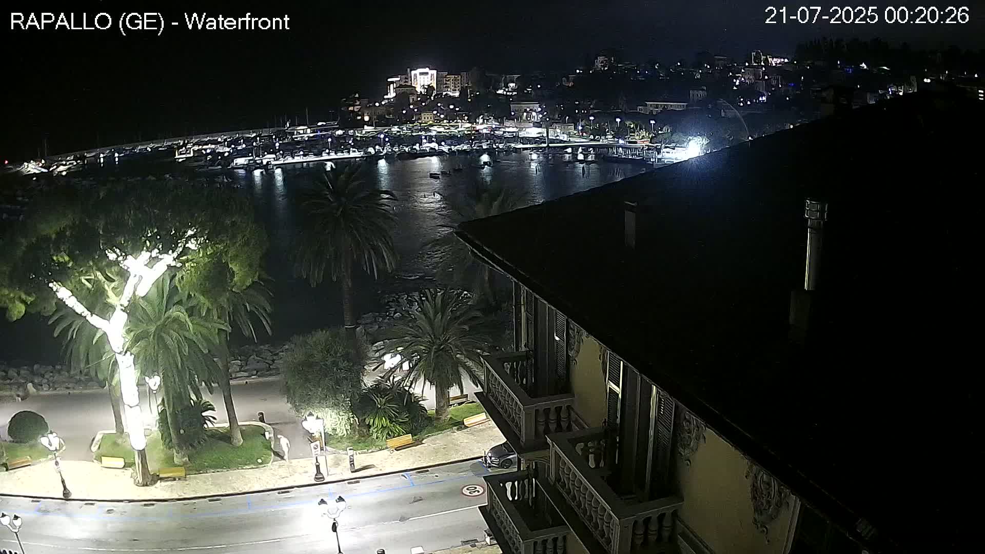 Rapallo Vittorio Veneto Coast Live Cam - Genoa, Liguria, Italy