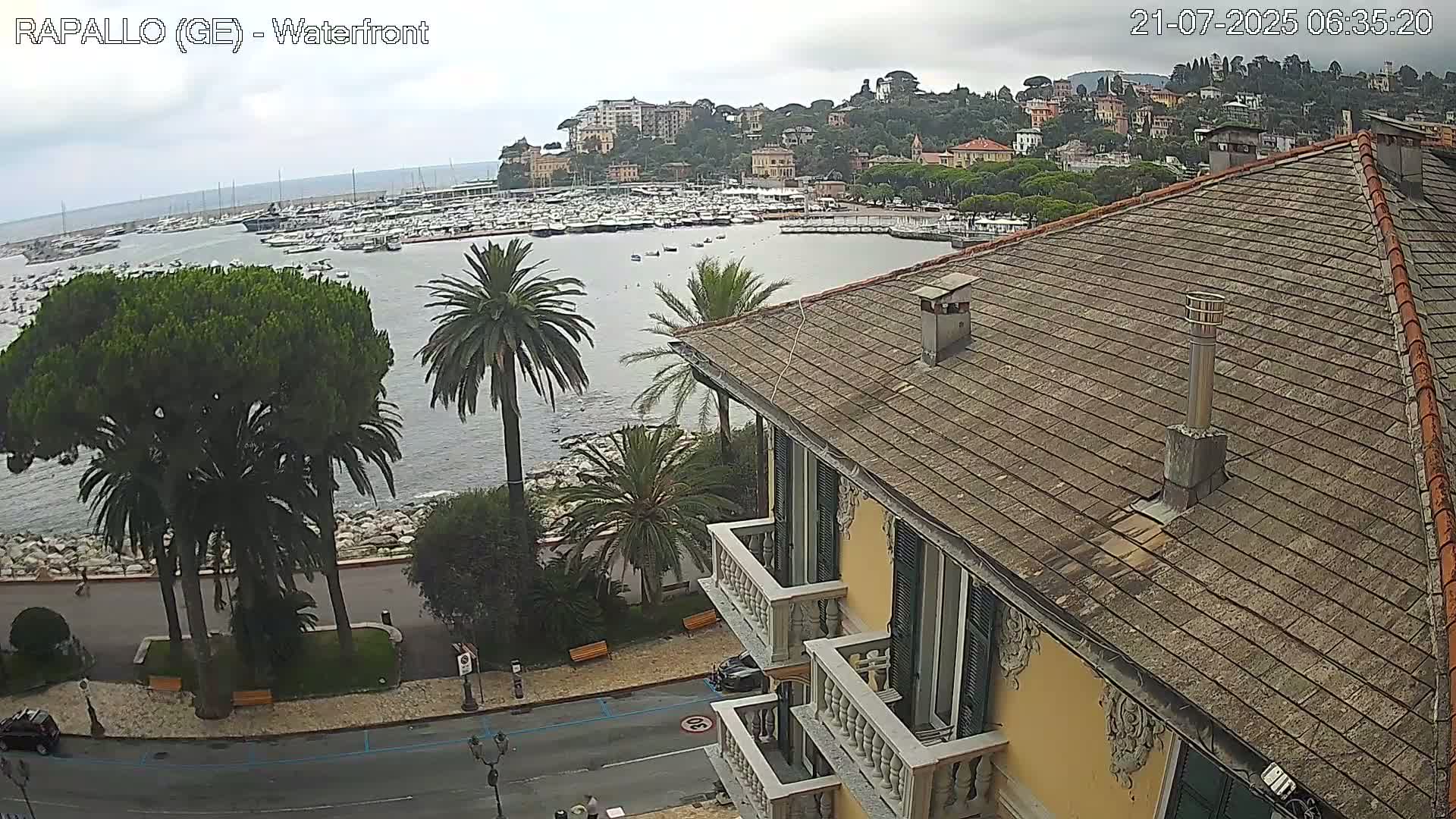 Rapallo Vittorio Veneto Coast Live Cam - Genoa, Liguria, Italy