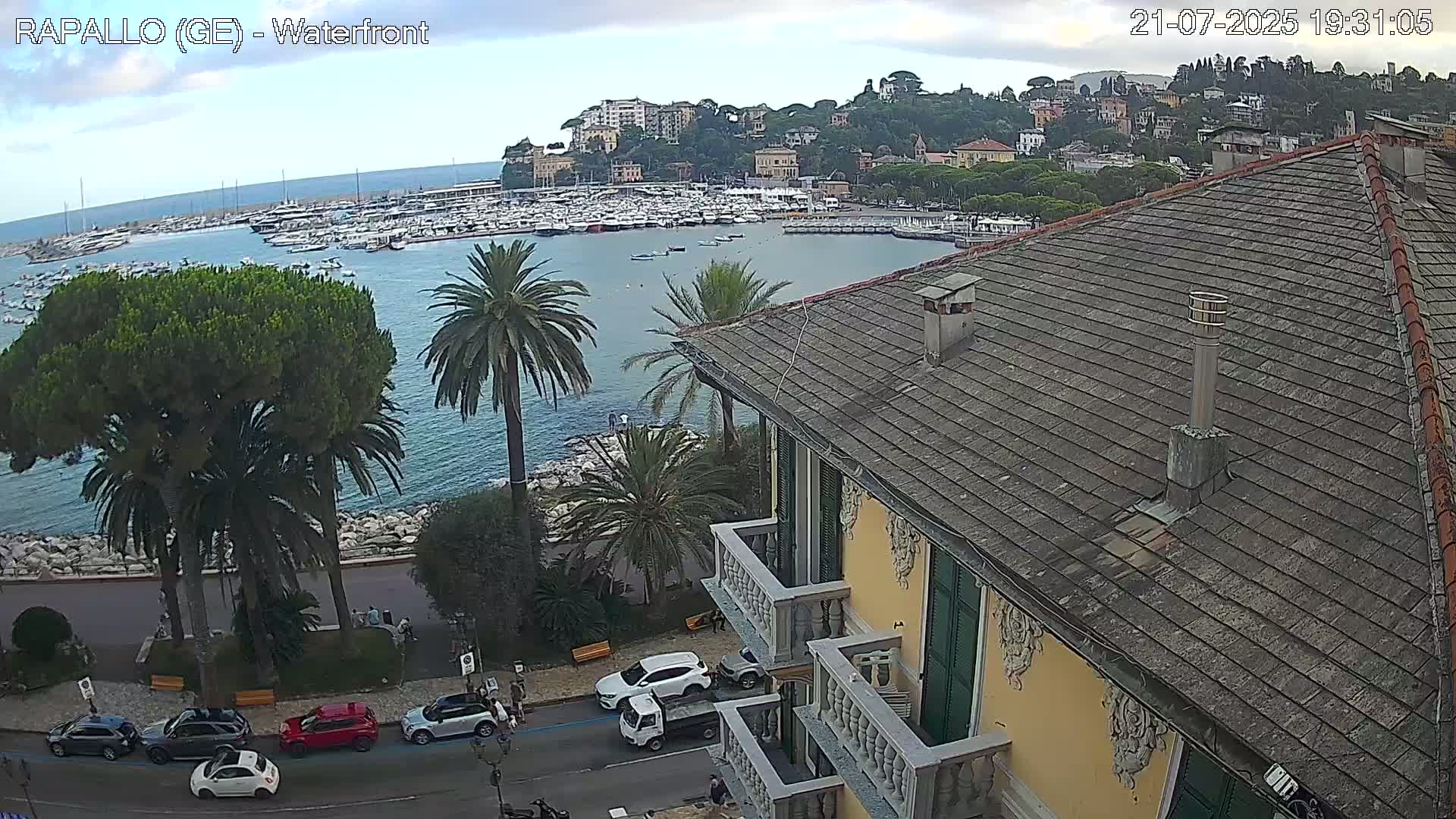 Rapallo Vittorio Veneto Coast Live Cam - Genoa, Liguria, Italy