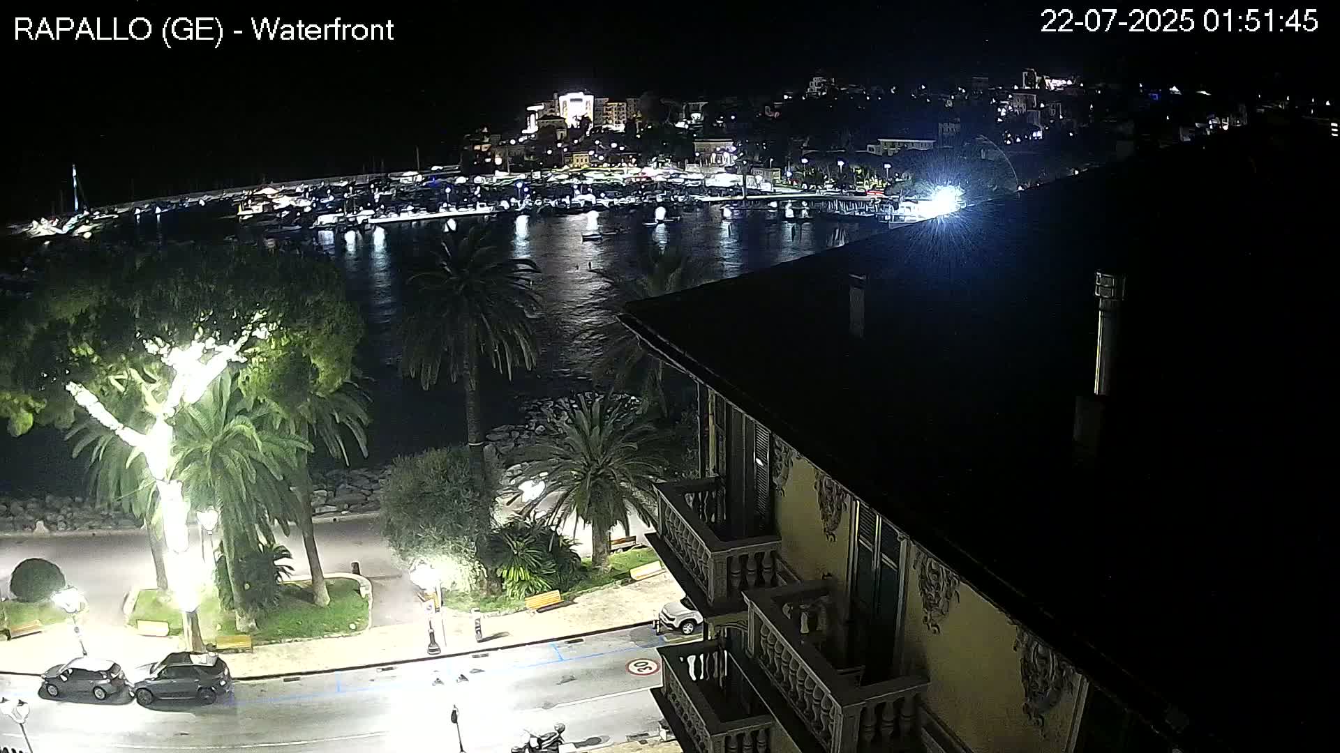 Rapallo Vittorio Veneto Coast Live Cam - Genoa, Liguria, Italy