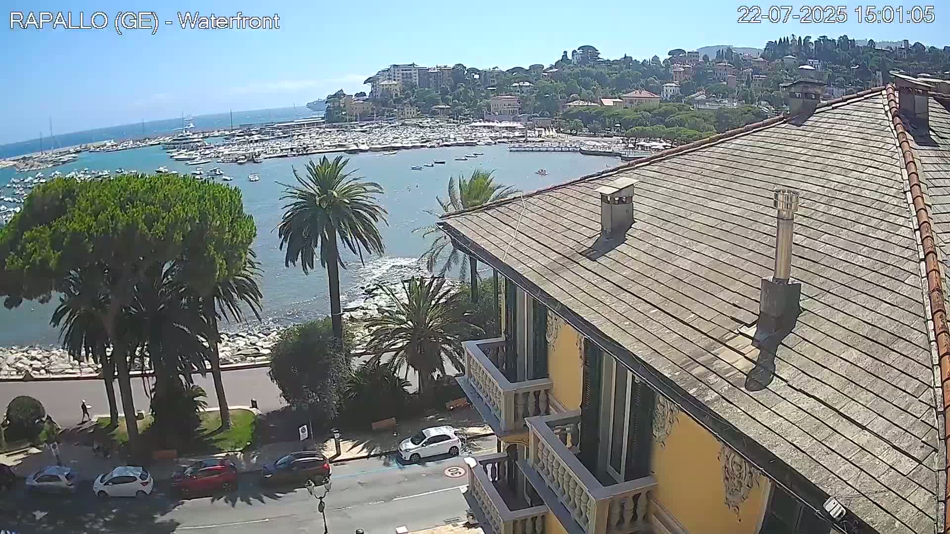 Rapallo Vittorio Veneto Coast Live Cam - Genoa, Liguria, Italy