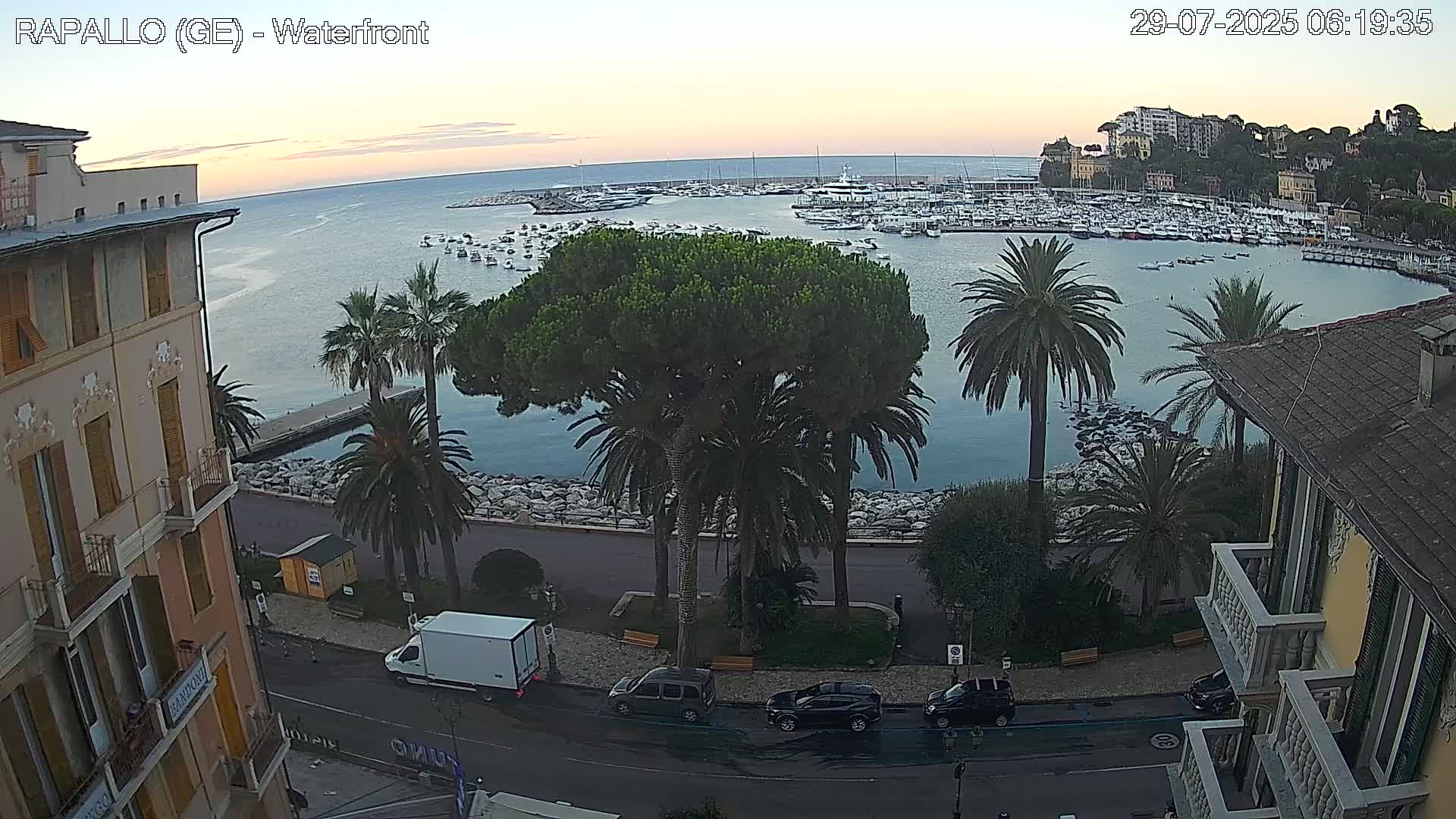 Rapallo Vittorio Veneto Coast Live Cam - Genoa, Liguria, Italy
