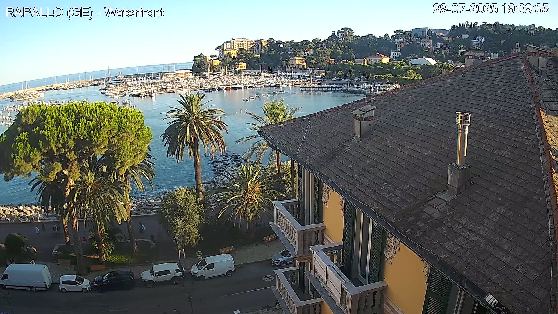 Rapallo Vittorio Veneto Coast Live Cam - Genoa, Liguria, Italy