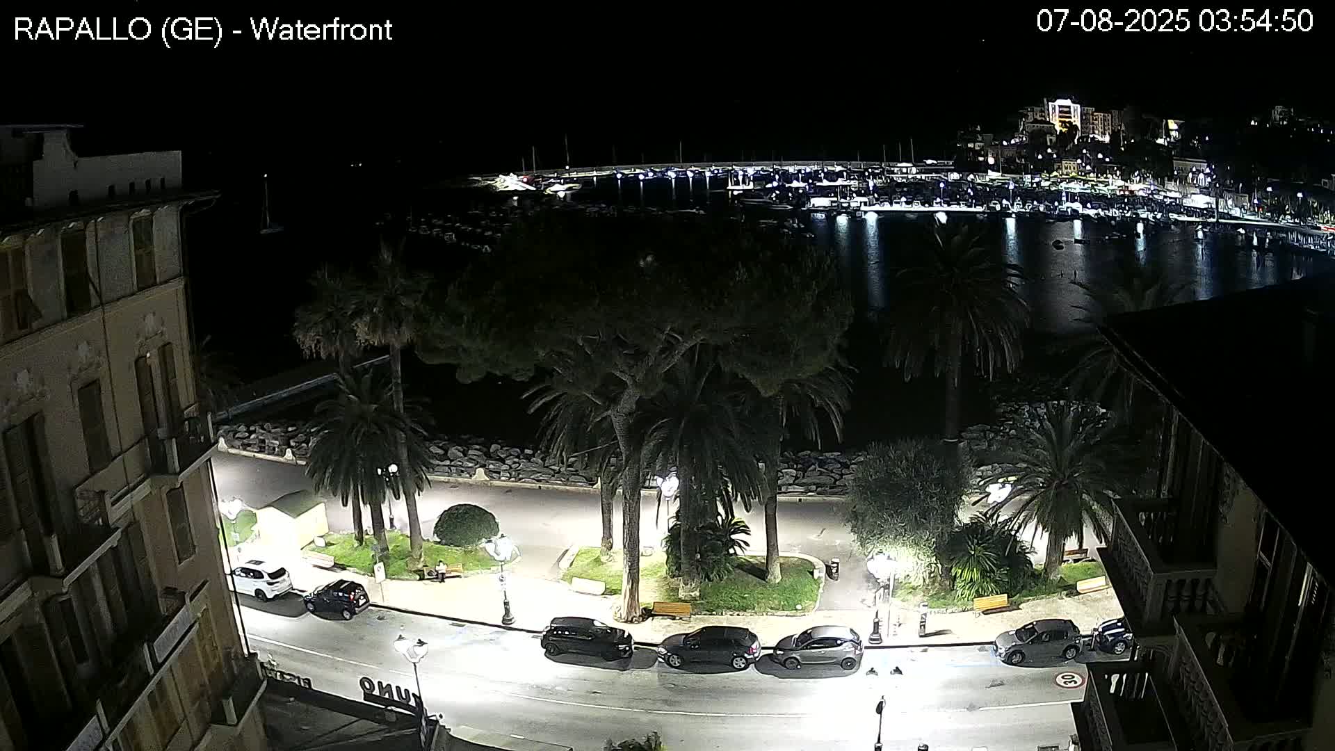 Rapallo Vittorio Veneto Coast Live Cam - Genoa, Liguria, Italy