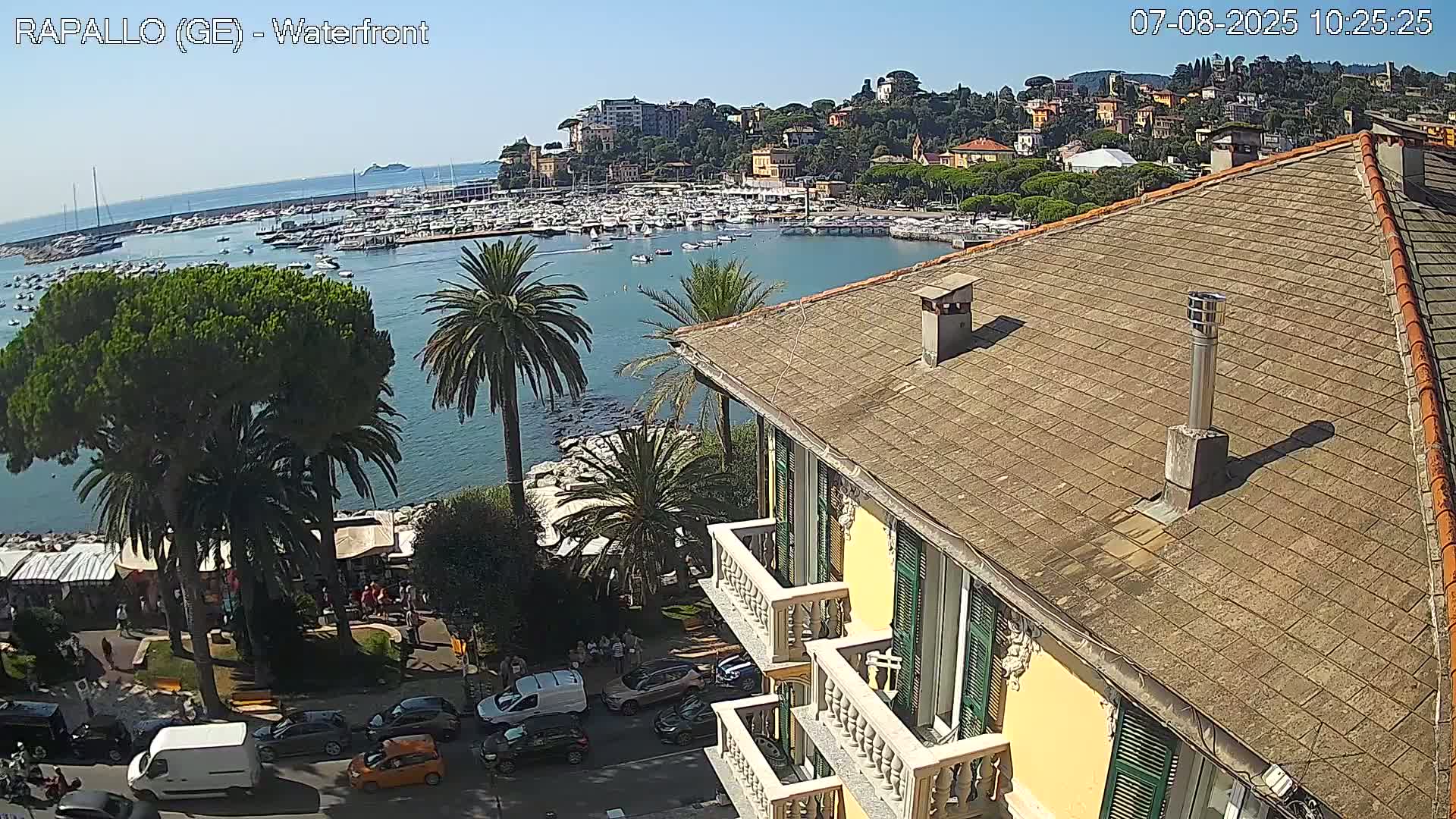 Rapallo Vittorio Veneto Coast Live Cam - Genoa, Liguria, Italy