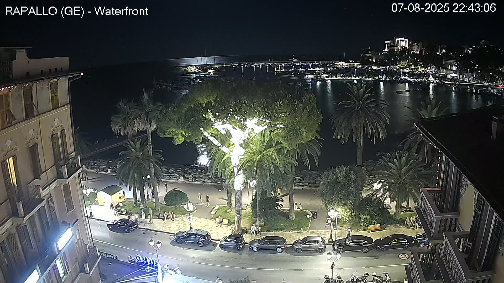 Rapallo Vittorio Veneto Coast Live Cam - Genoa, Liguria, Italy