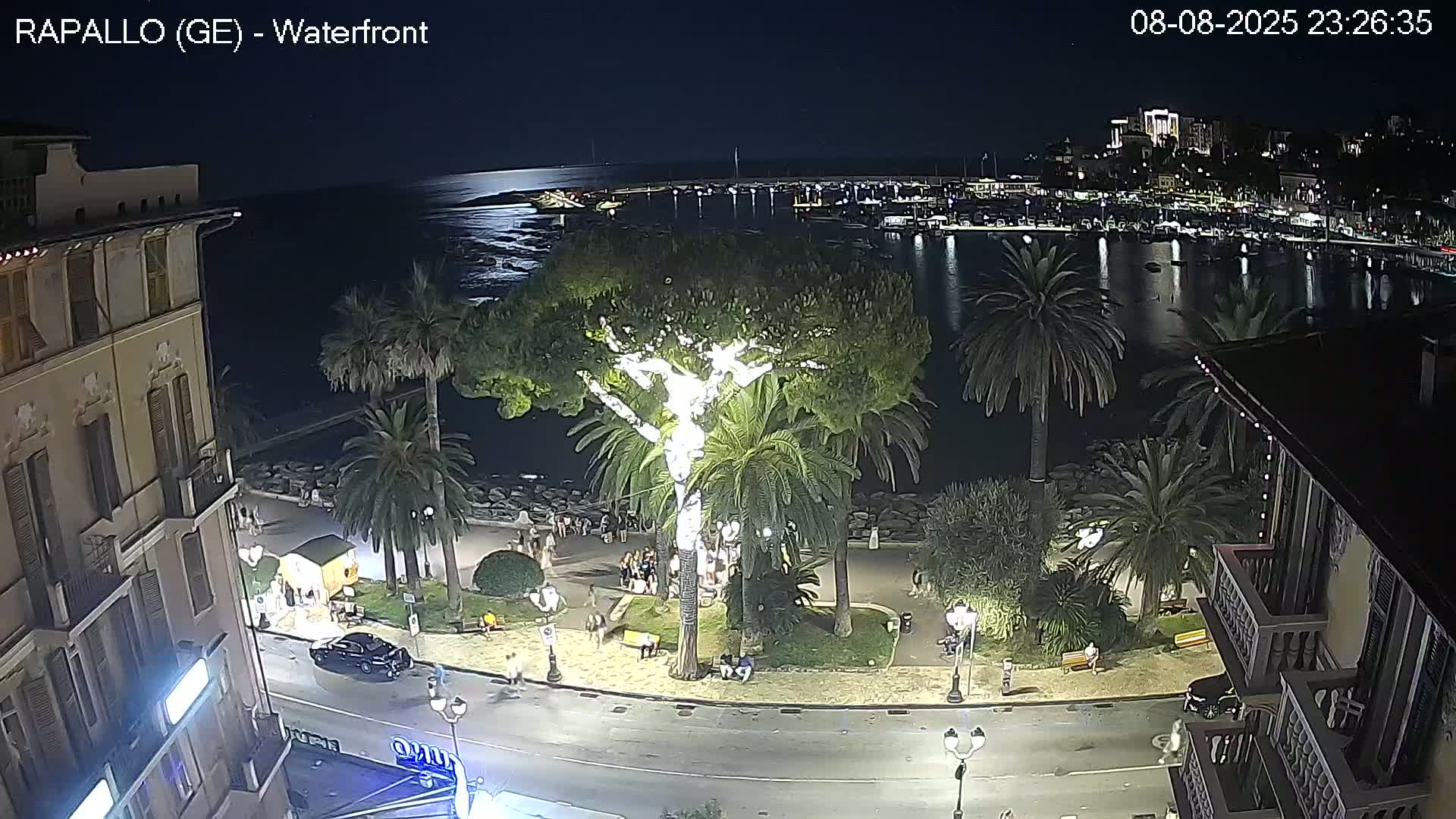 Rapallo Vittorio Veneto Coast Live Cam - Genoa, Liguria, Italy
