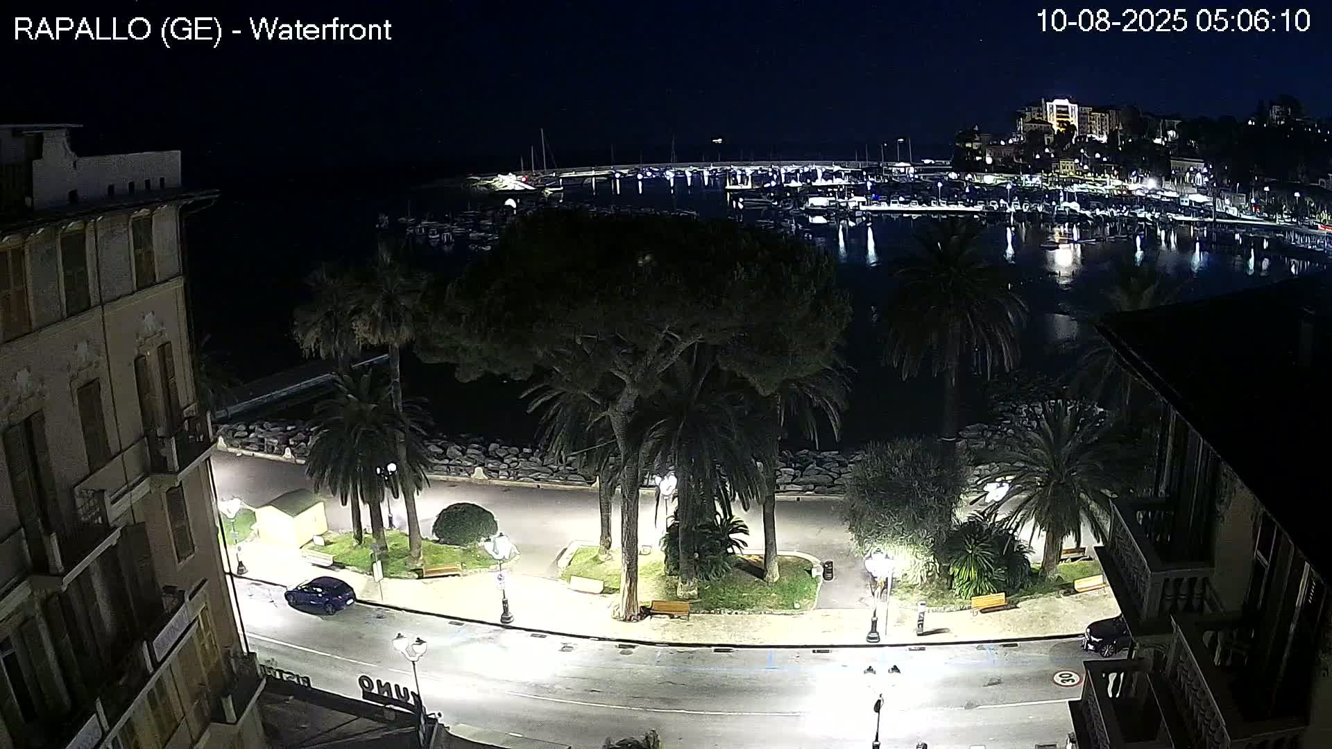 Rapallo Vittorio Veneto Coast Live Cam - Genoa, Liguria, Italy
