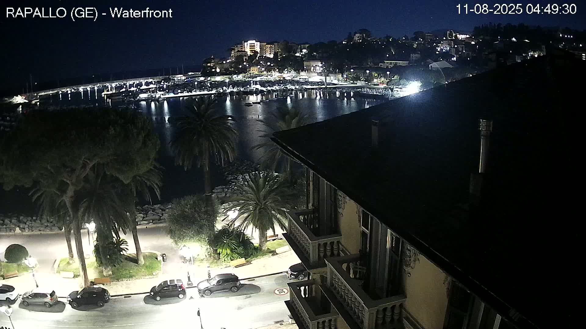 Rapallo Vittorio Veneto Coast Live Cam - Genoa, Liguria, Italy