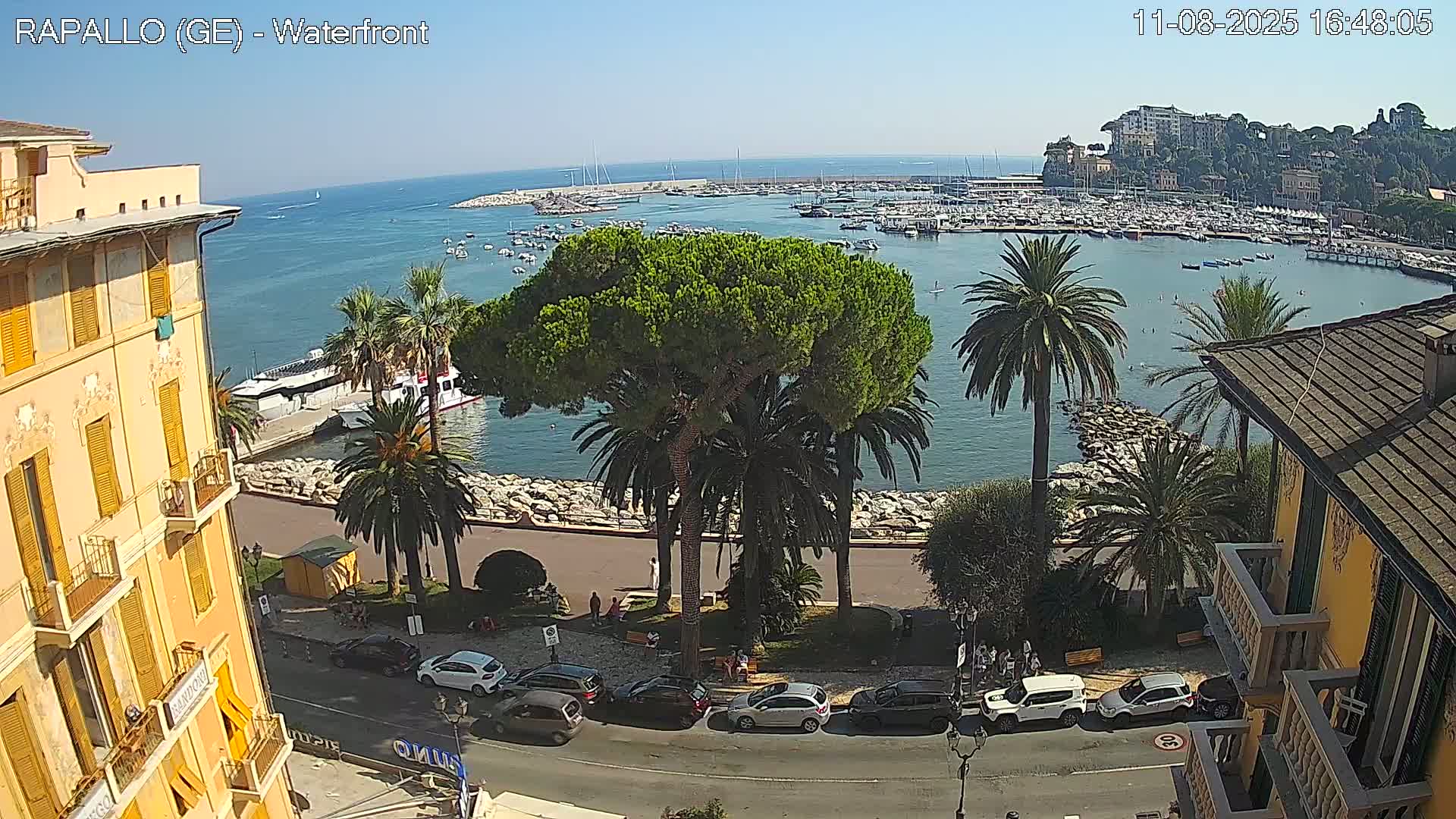 Rapallo Vittorio Veneto Coast Live Cam - Genoa, Liguria, Italy