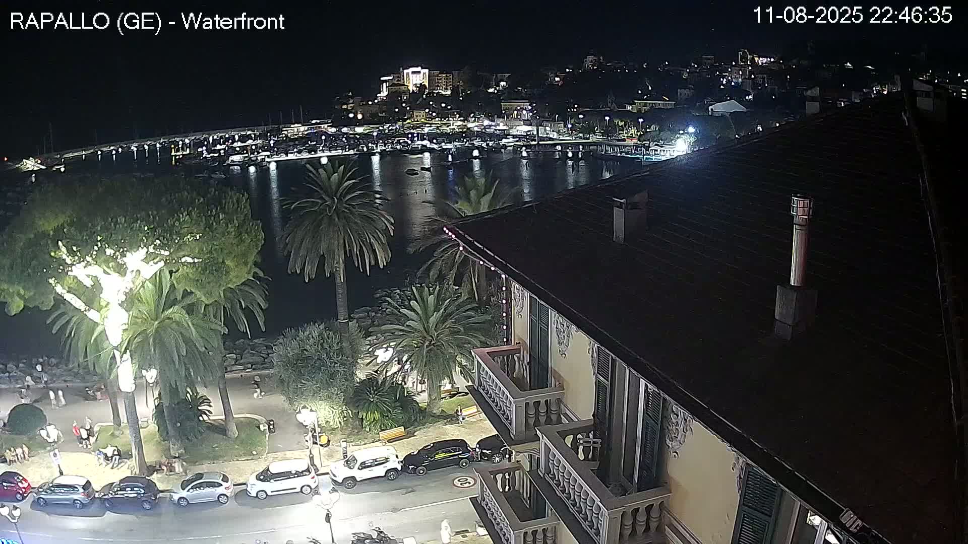 Rapallo Vittorio Veneto Coast Live Cam - Genoa, Liguria, Italy