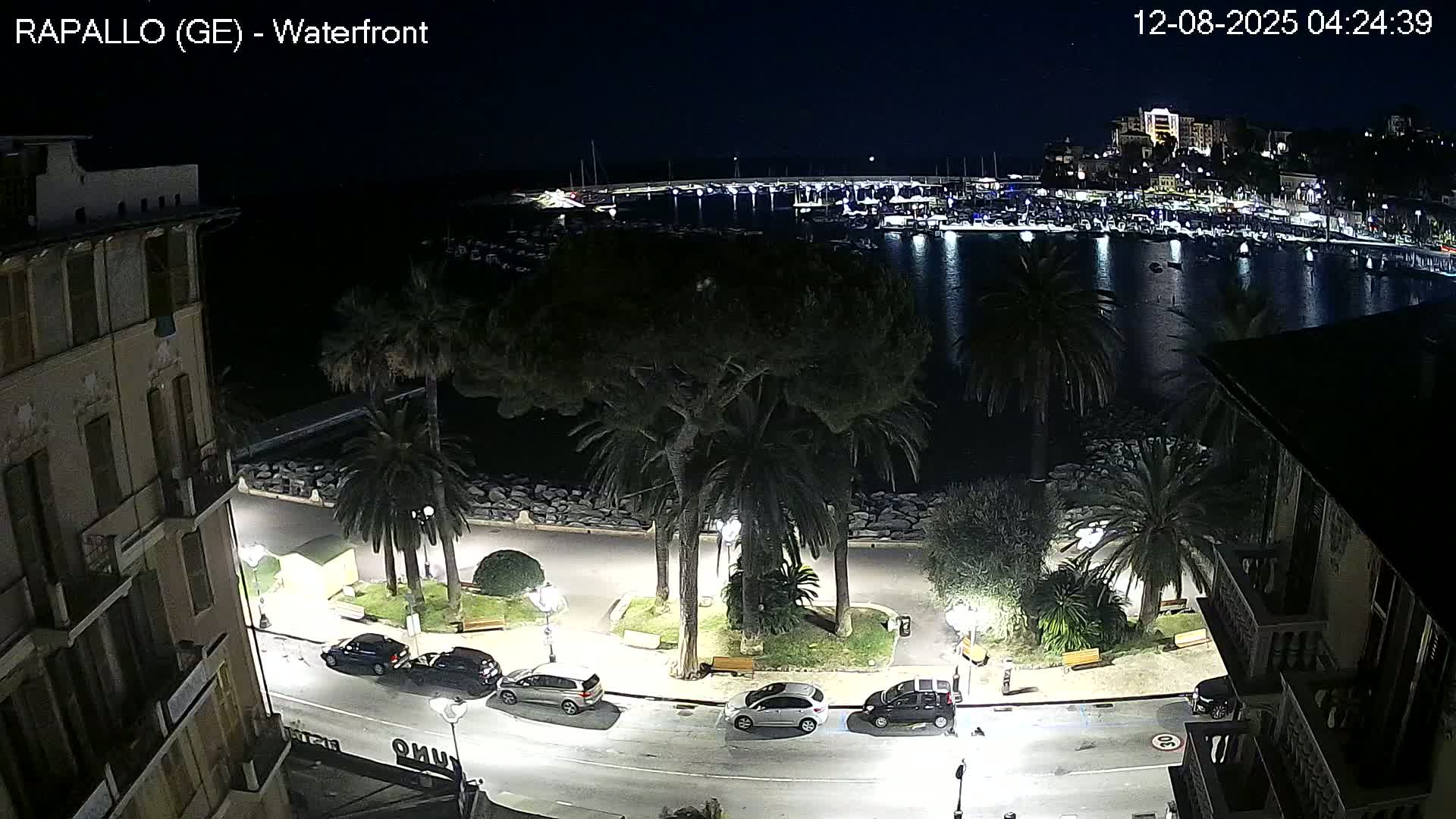 Rapallo Vittorio Veneto Coast Live Cam - Genoa, Liguria, Italy