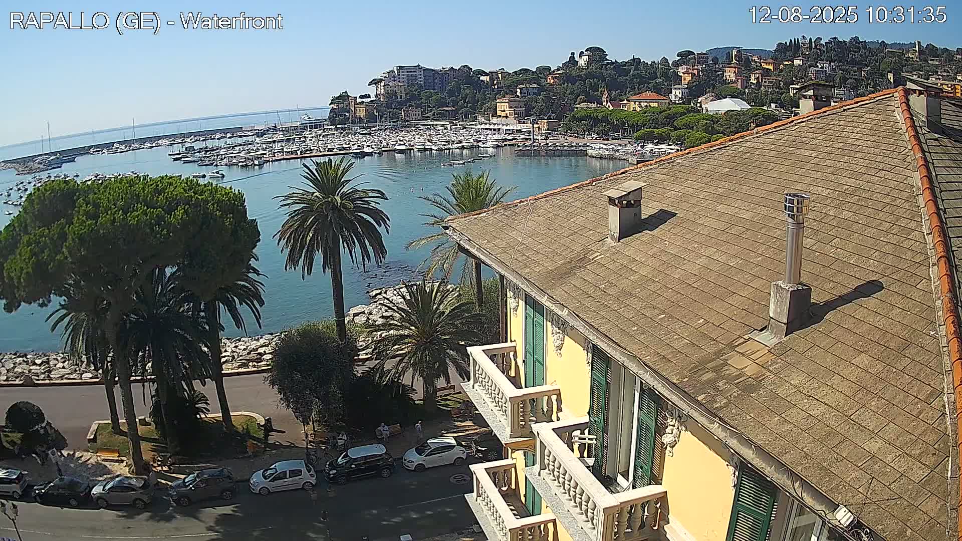 Rapallo Vittorio Veneto Coast Live Cam - Genoa, Liguria, Italy