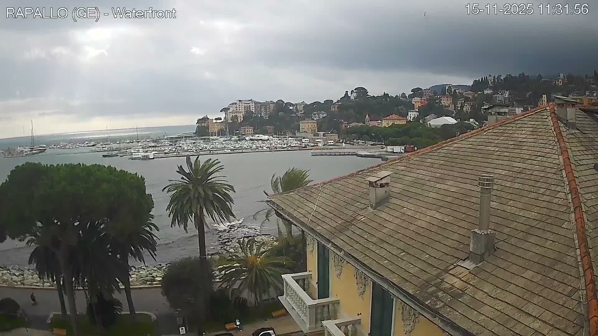 Rapallo Vittorio Veneto Coast Live Cam - Genoa, Liguria, Italy