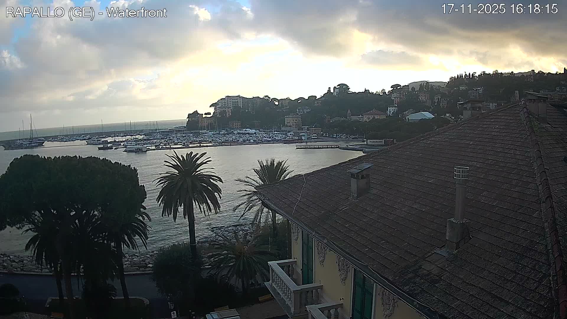 Rapallo Vittorio Veneto Coast Live Cam - Genoa, Liguria, Italy