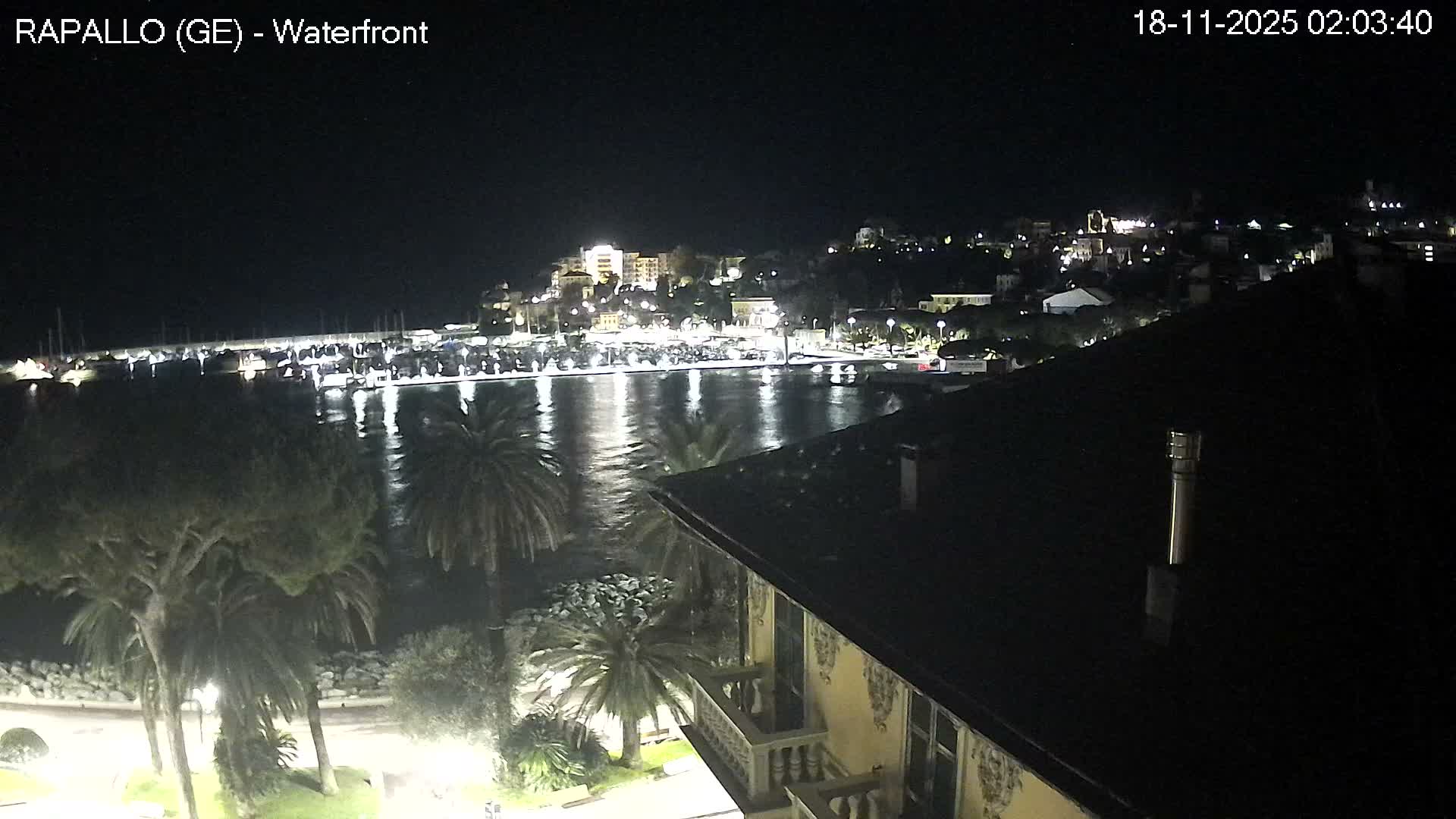 Rapallo Vittorio Veneto Coast Live Cam - Genoa, Liguria, Italy