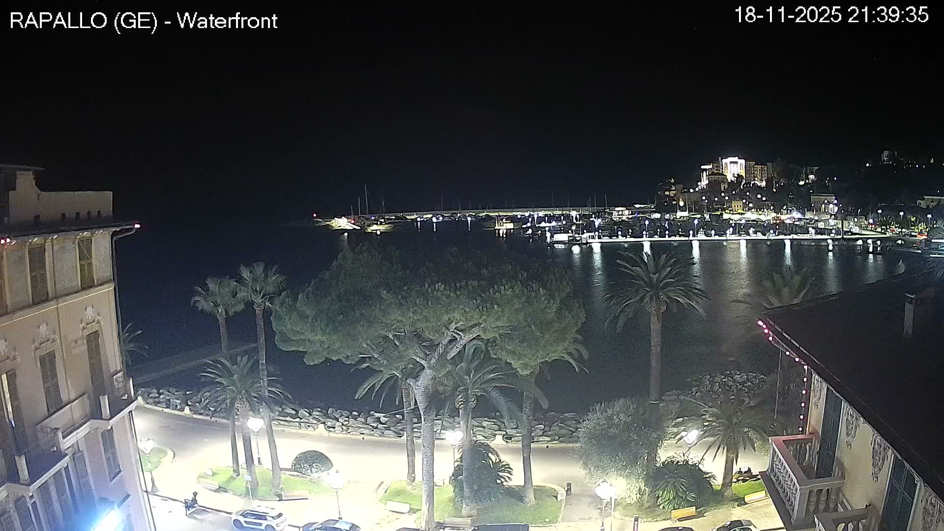 Rapallo Vittorio Veneto Coast Live Cam - Genoa, Liguria, Italy