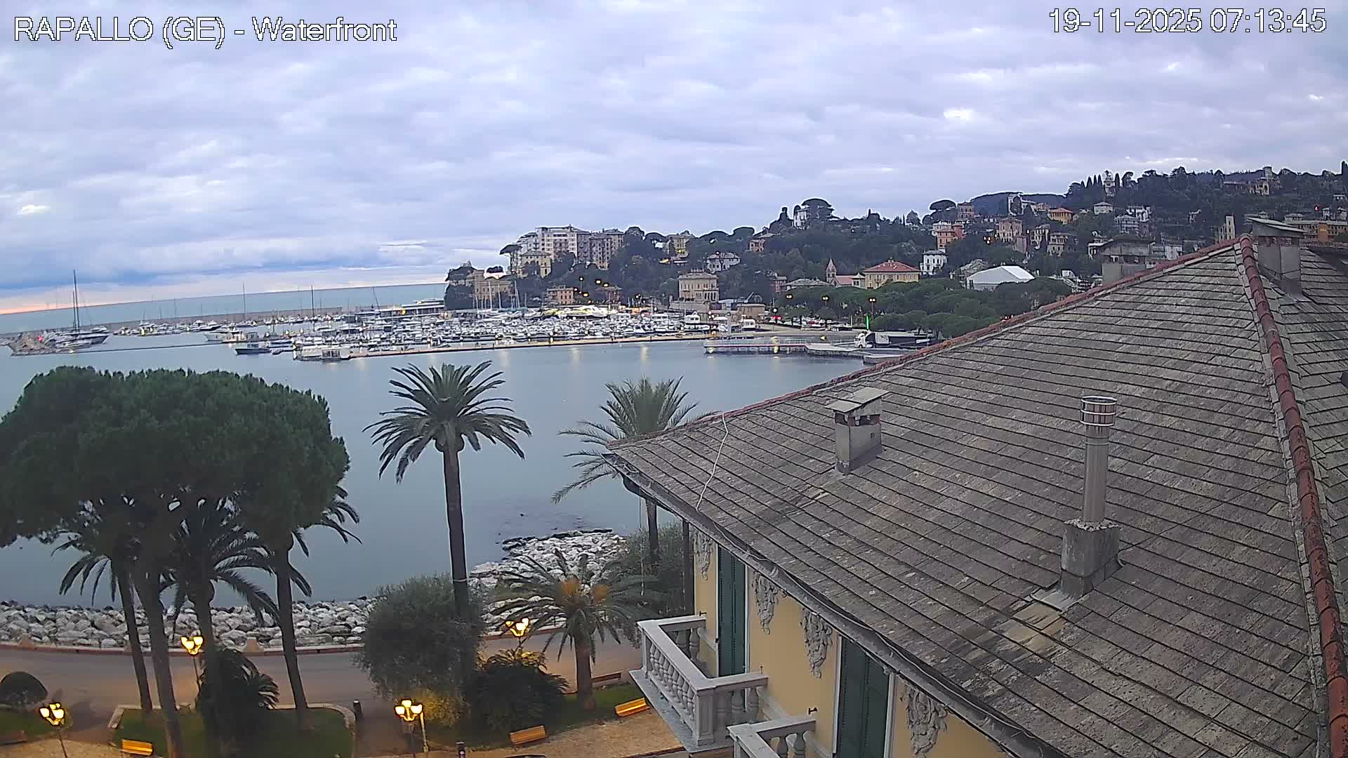 Rapallo Vittorio Veneto Coast Live Cam - Genoa, Liguria, Italy