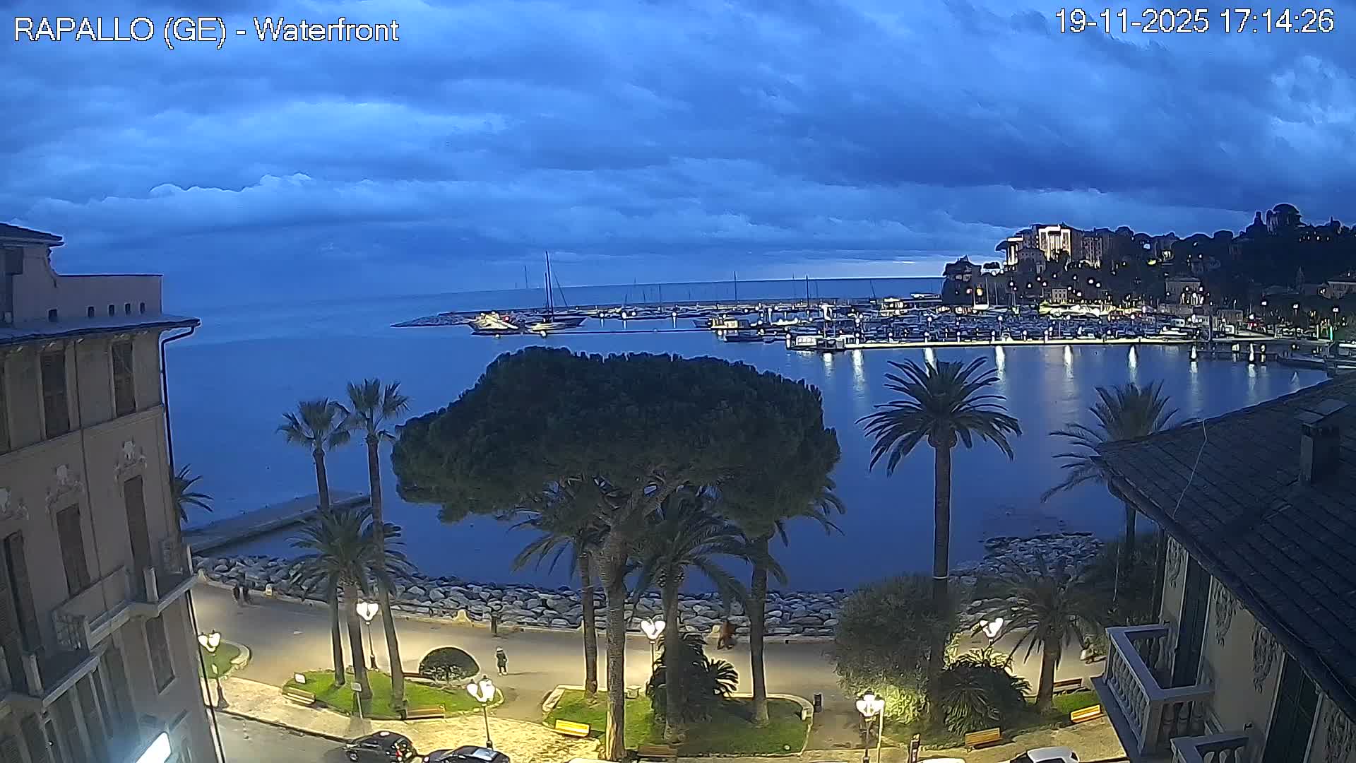 Rapallo Vittorio Veneto Coast Live Cam - Genoa, Liguria, Italy