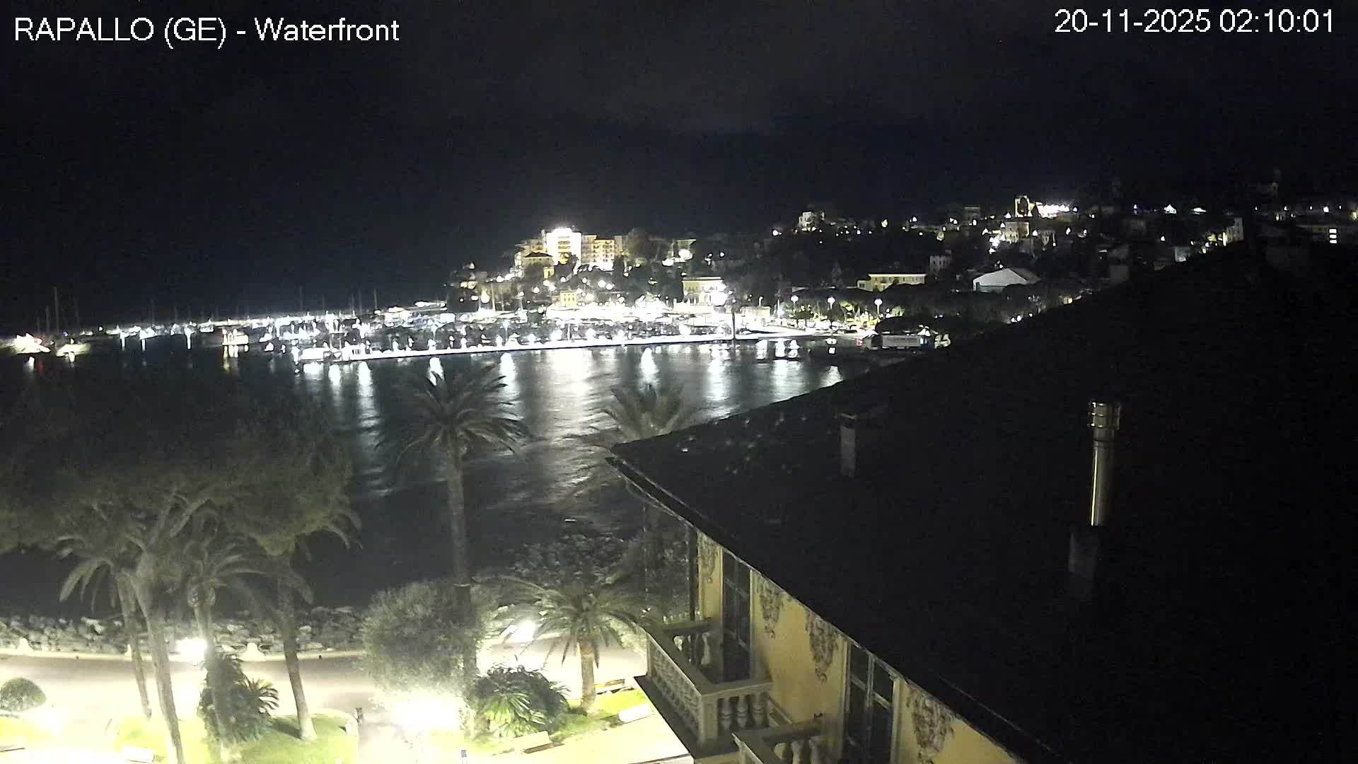Rapallo Vittorio Veneto Coast Live Cam - Genoa, Liguria, Italy