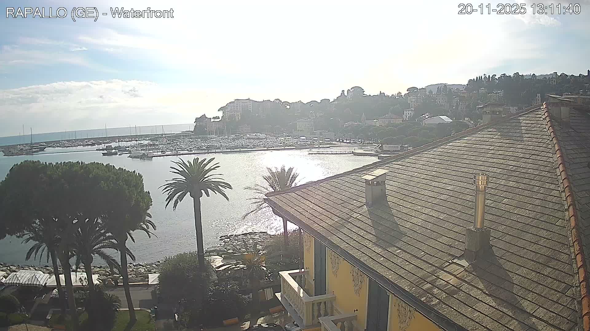 Rapallo Vittorio Veneto Coast Live Cam - Genoa, Liguria, Italy
