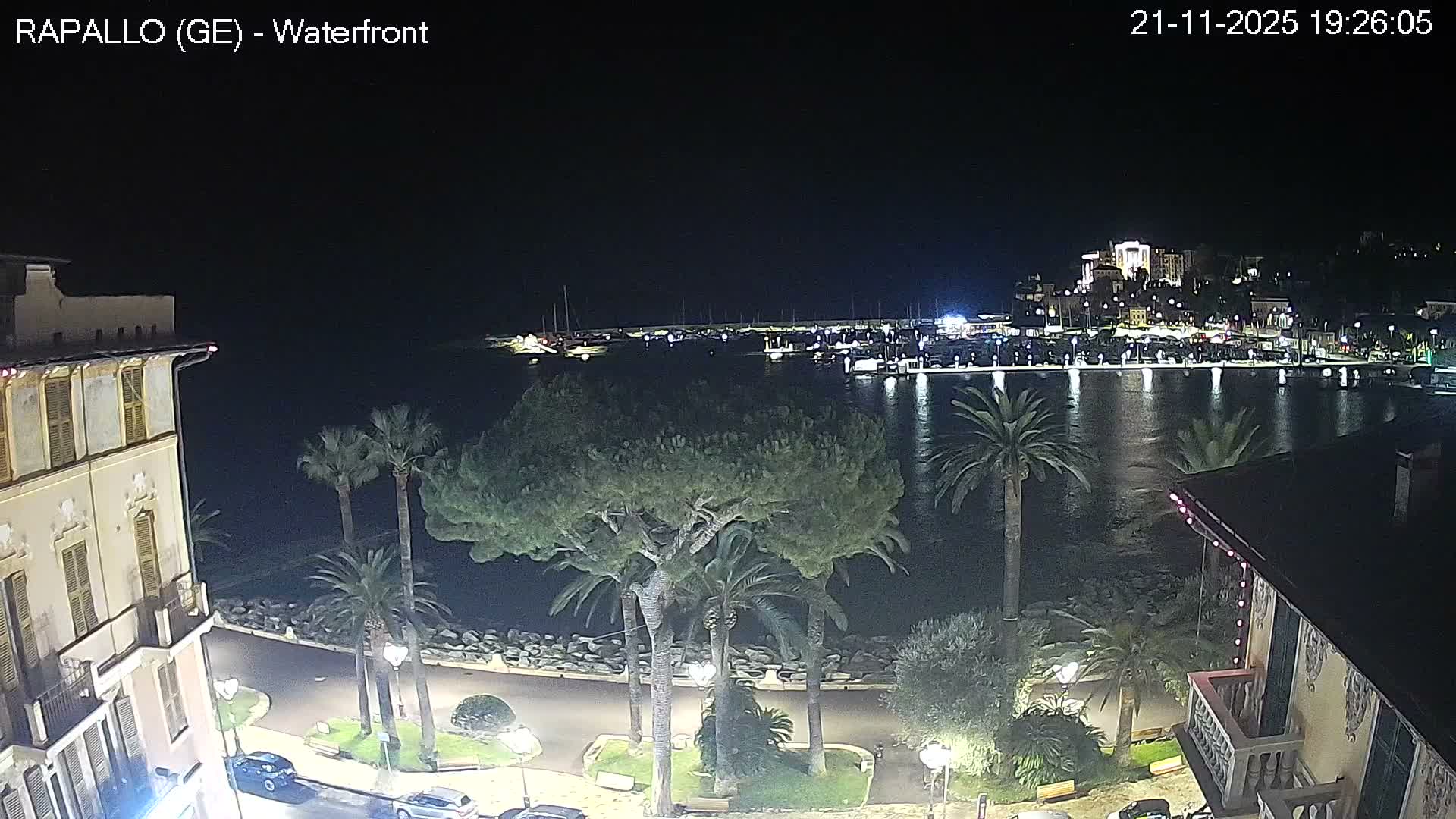 Rapallo Vittorio Veneto Coast Live Cam - Genoa, Liguria, Italy