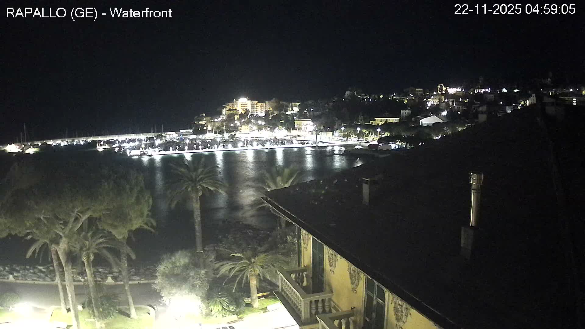 Rapallo Vittorio Veneto Coast Live Cam - Genoa, Liguria, Italy