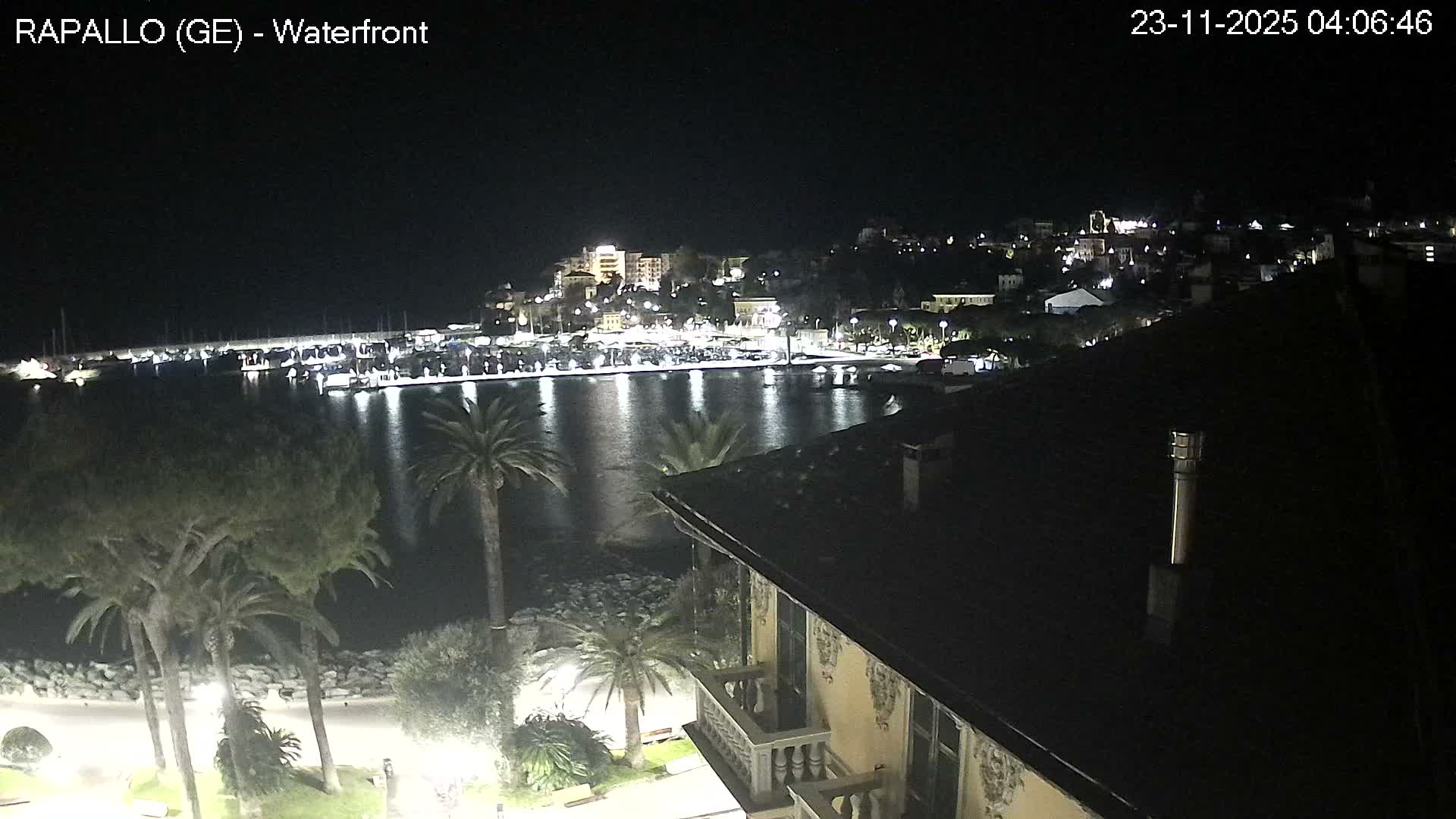 Rapallo Vittorio Veneto Coast Live Cam - Genoa, Liguria, Italy