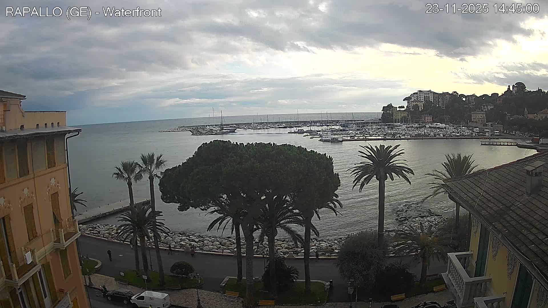 Rapallo Vittorio Veneto Coast Live Cam - Genoa, Liguria, Italy