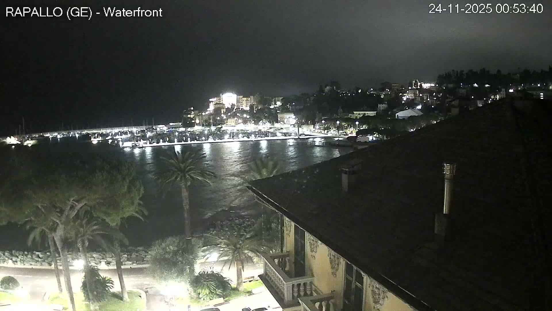 Rapallo Vittorio Veneto Coast Live Cam - Genoa, Liguria, Italy