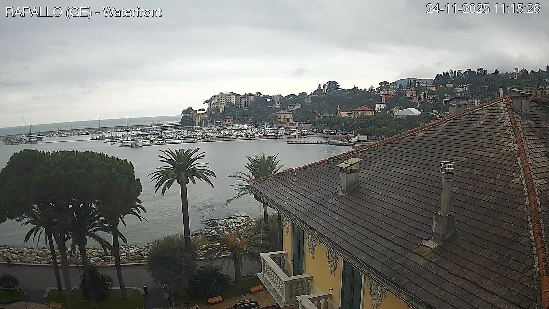 Rapallo Vittorio Veneto Coast Live Cam - Genoa, Liguria, Italy