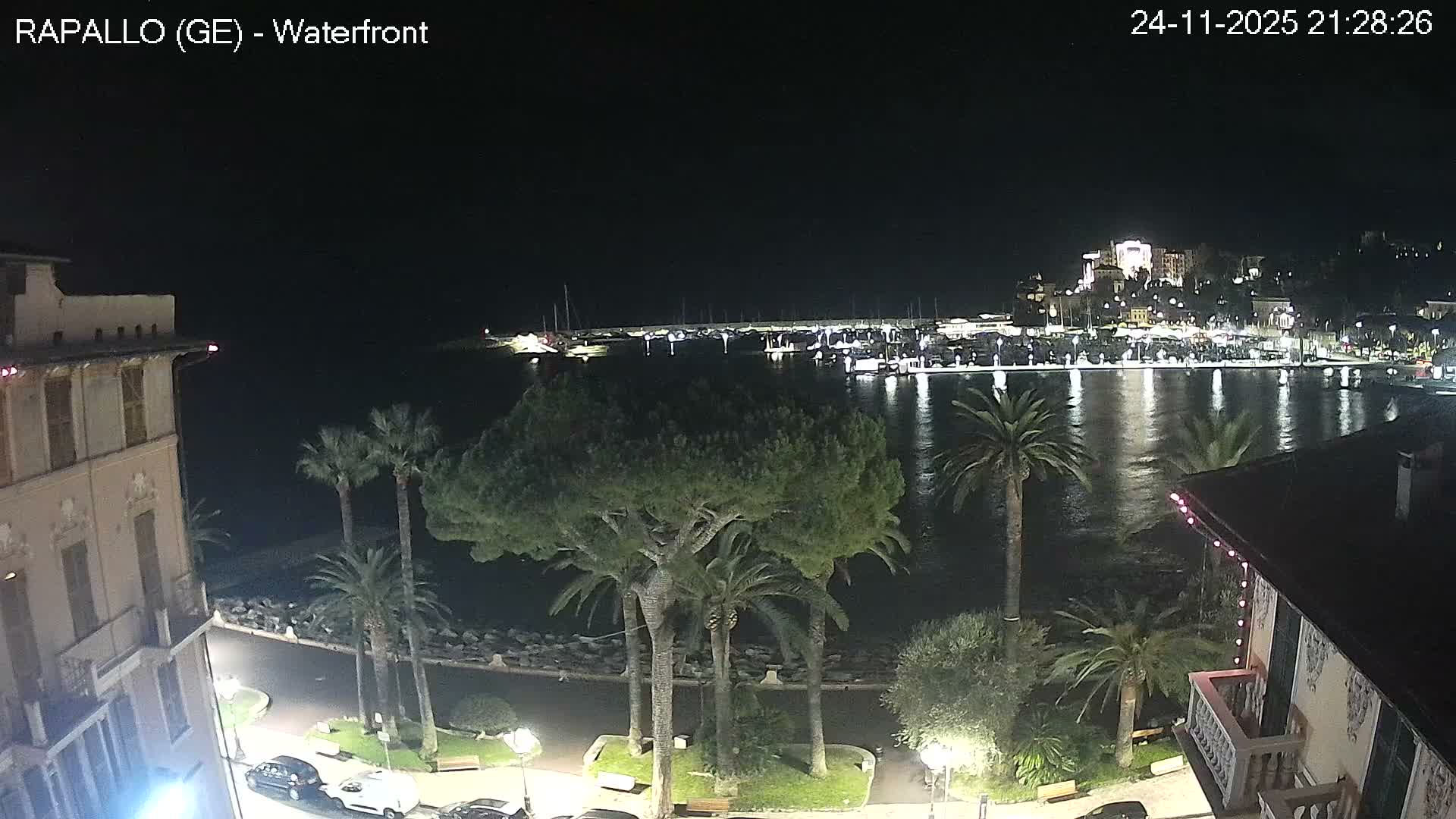 Rapallo Vittorio Veneto Coast Live Cam - Genoa, Liguria, Italy