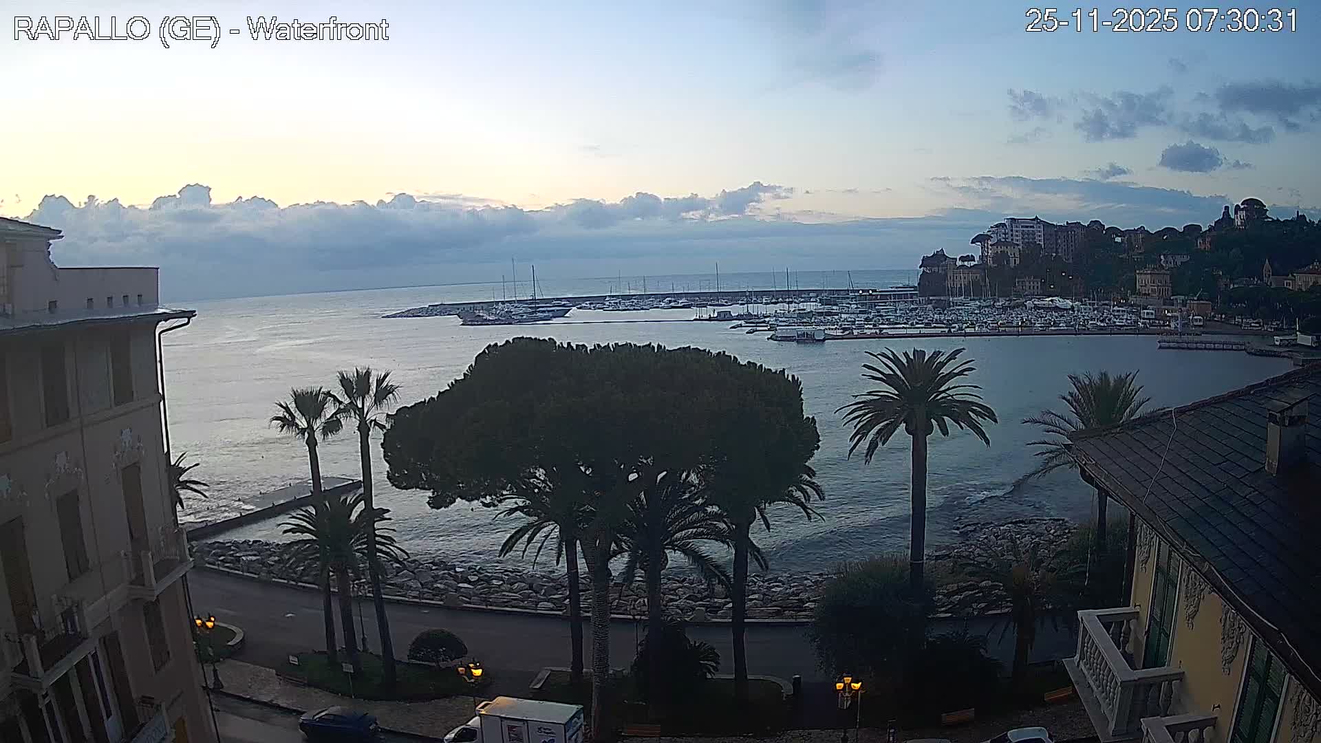 Rapallo Vittorio Veneto Coast Live Cam - Genoa, Liguria, Italy