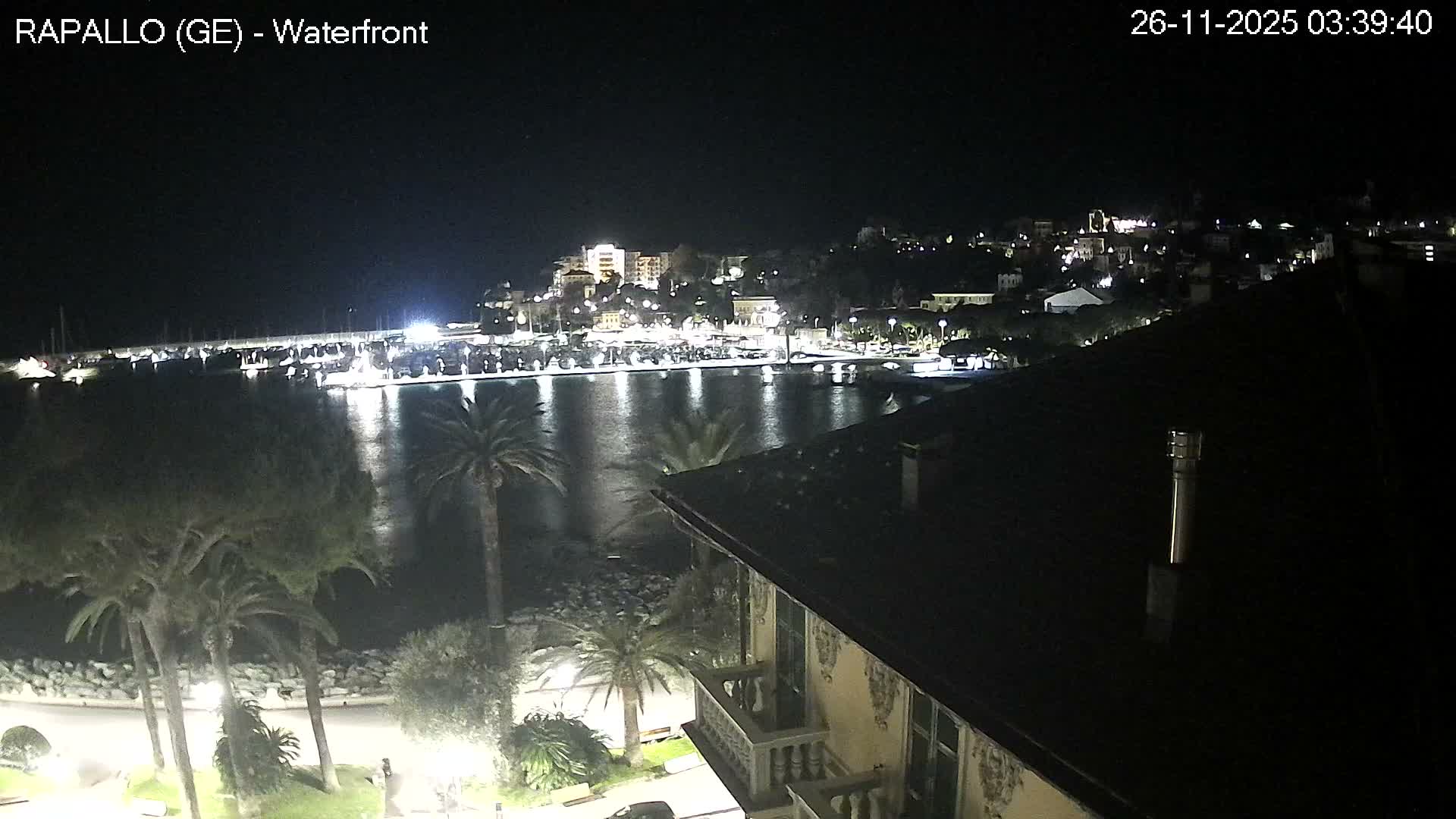 Rapallo Vittorio Veneto Coast Live Cam - Genoa, Liguria, Italy