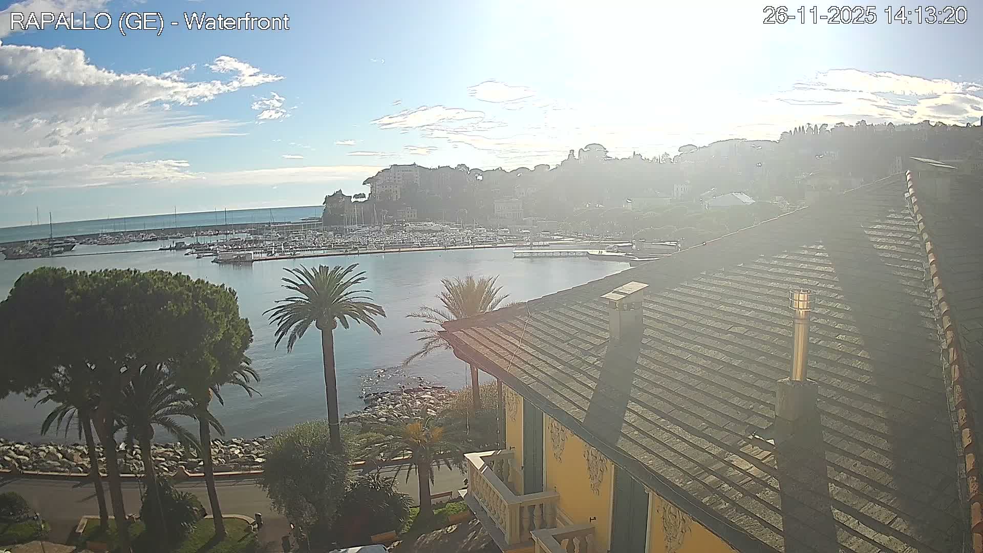 Rapallo Vittorio Veneto Coast Live Cam - Genoa, Liguria, Italy
