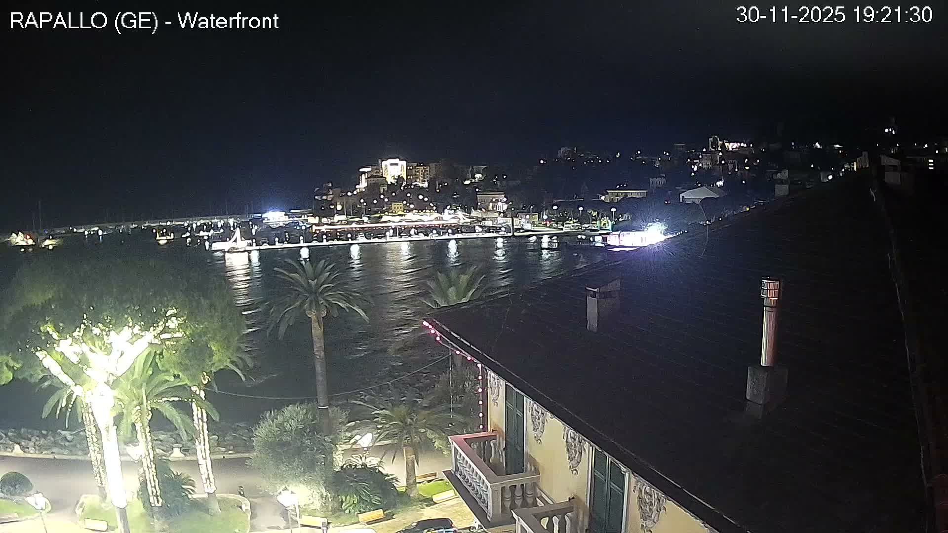 Rapallo Vittorio Veneto Coast Live Cam - Genoa, Liguria, Italy