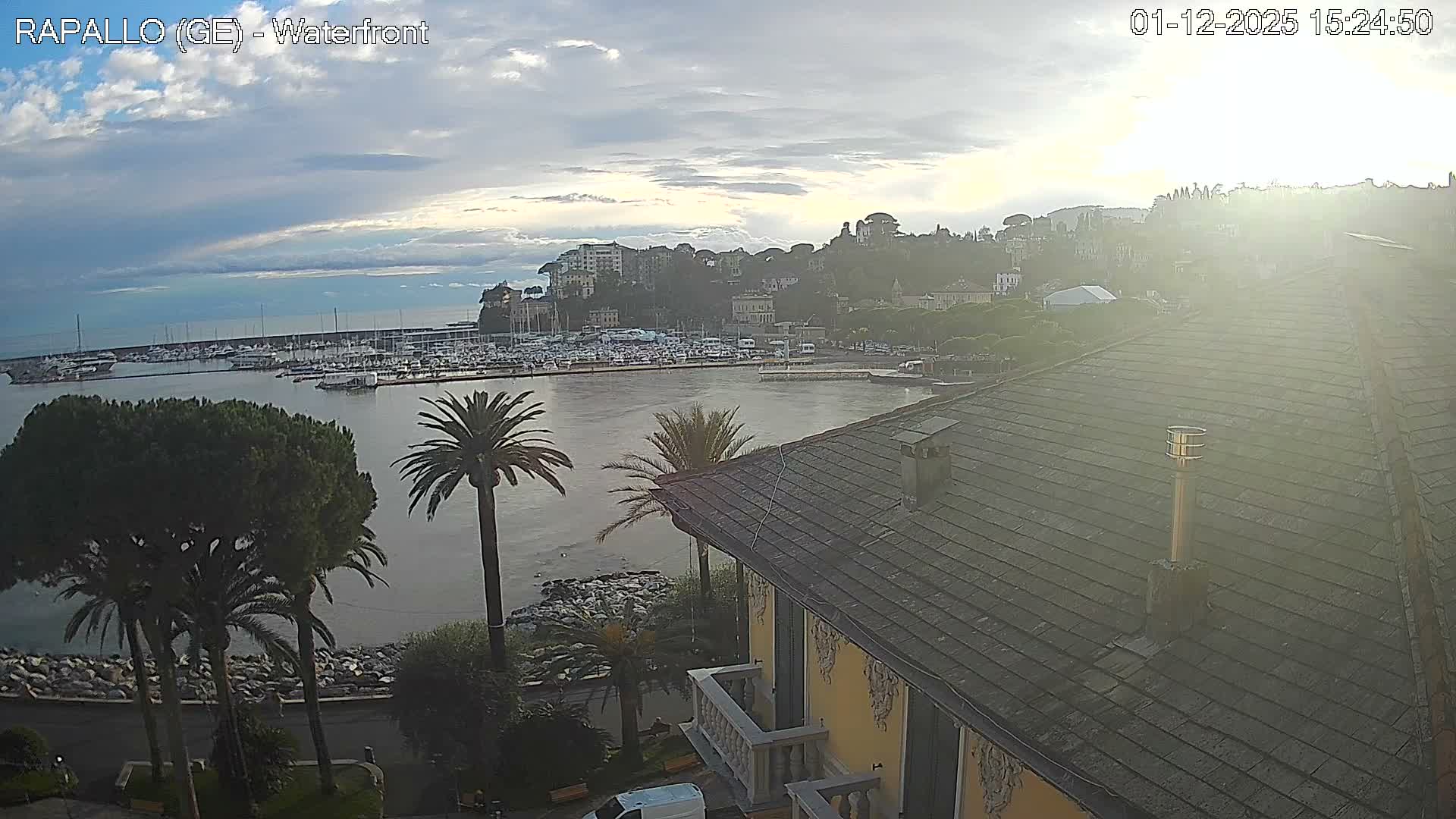 Rapallo Vittorio Veneto Coast Live Cam - Genoa, Liguria, Italy