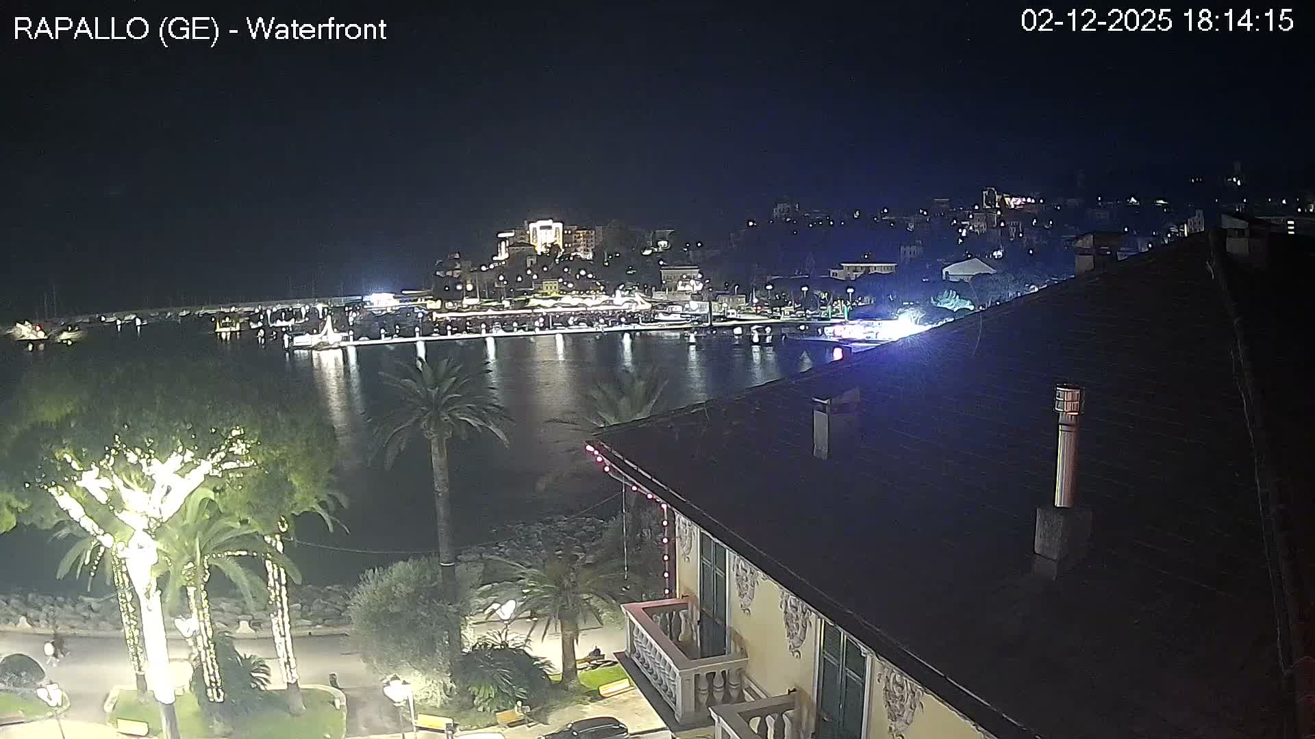 Rapallo Vittorio Veneto Coast Live Cam - Genoa, Liguria, Italy