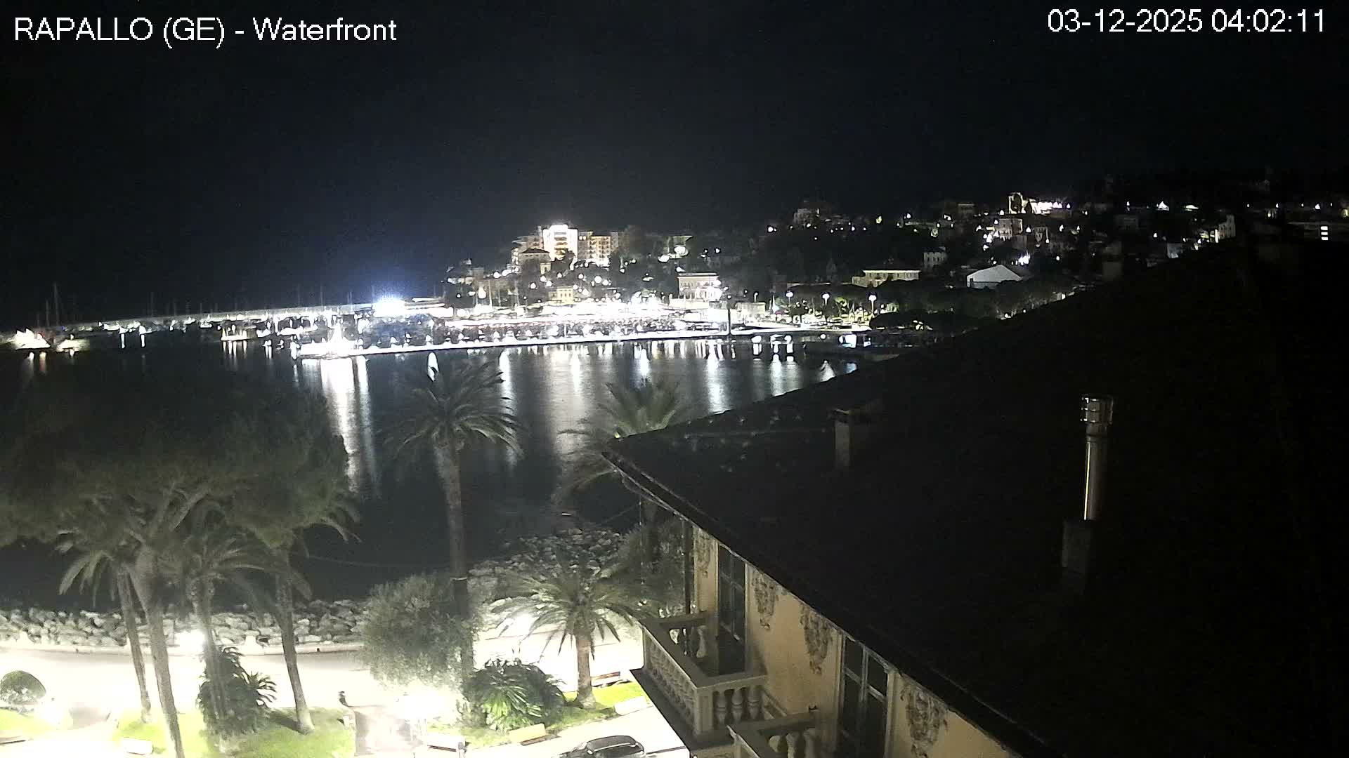 Rapallo Vittorio Veneto Coast Live Cam - Genoa, Liguria, Italy