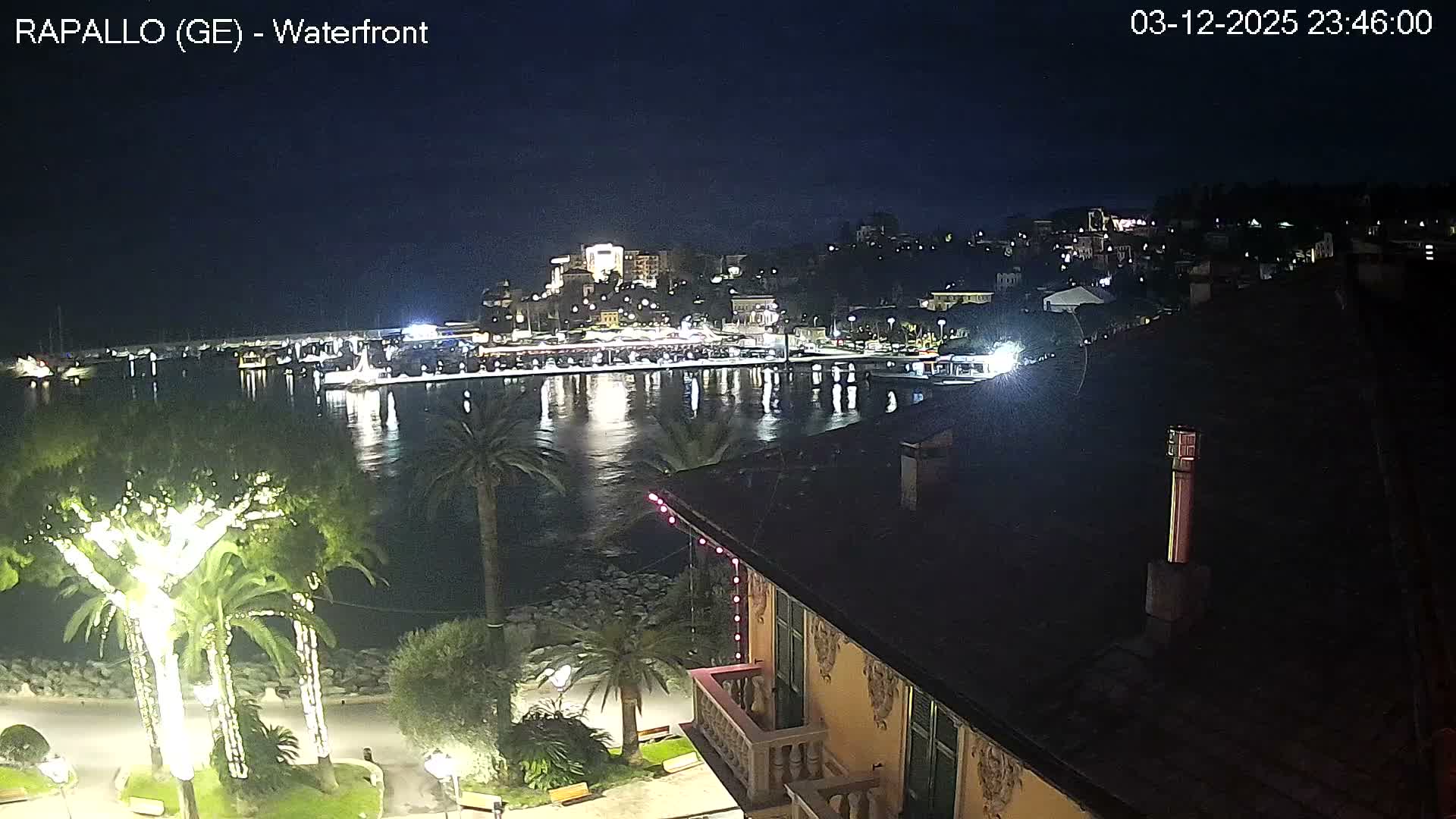 Rapallo Vittorio Veneto Coast Live Cam - Genoa, Liguria, Italy