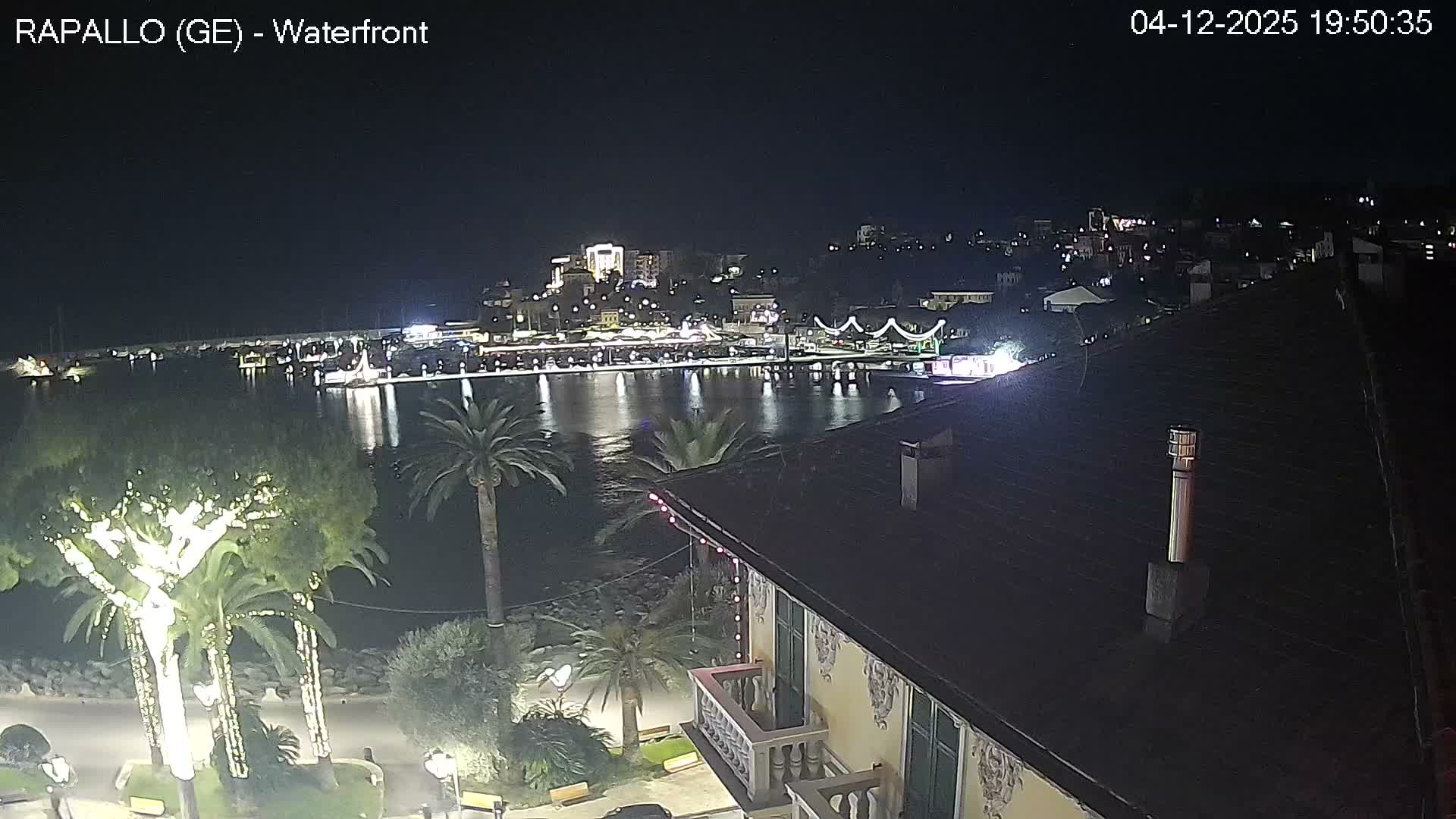 Rapallo Vittorio Veneto Coast Live Cam - Genoa, Liguria, Italy