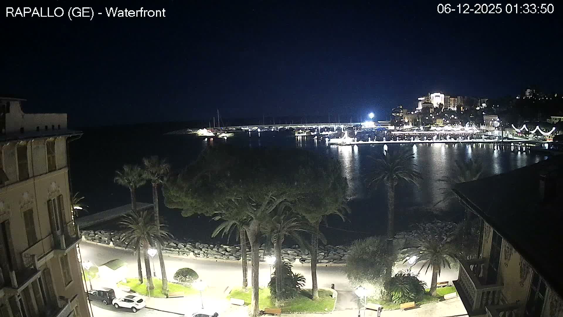 Rapallo Vittorio Veneto Coast Live Cam - Genoa, Liguria, Italy