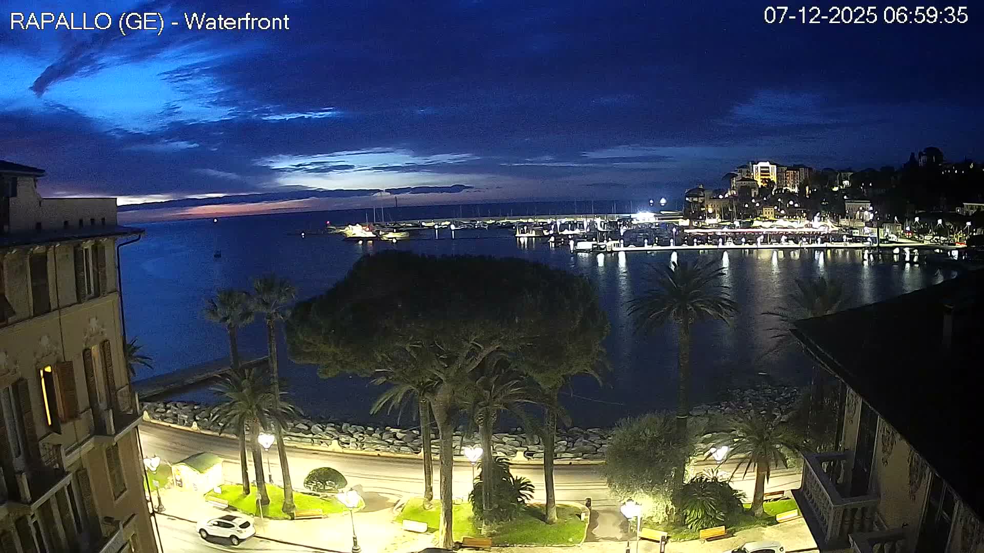 Rapallo Vittorio Veneto Coast Live Cam - Genoa, Liguria, Italy