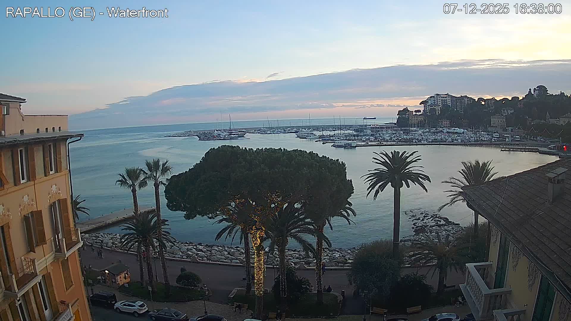 Rapallo Vittorio Veneto Coast Live Cam - Genoa, Liguria, Italy