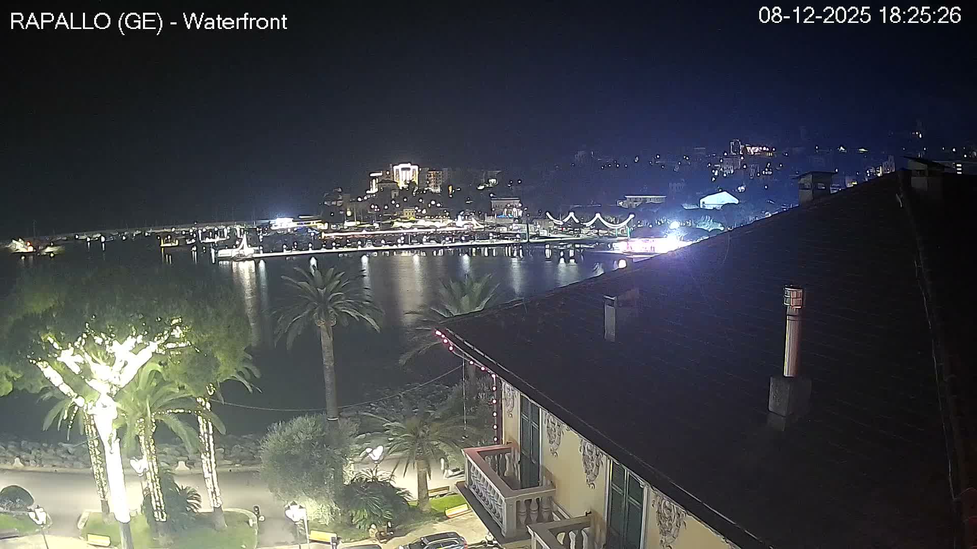 Rapallo Vittorio Veneto Coast Live Cam - Genoa, Liguria, Italy