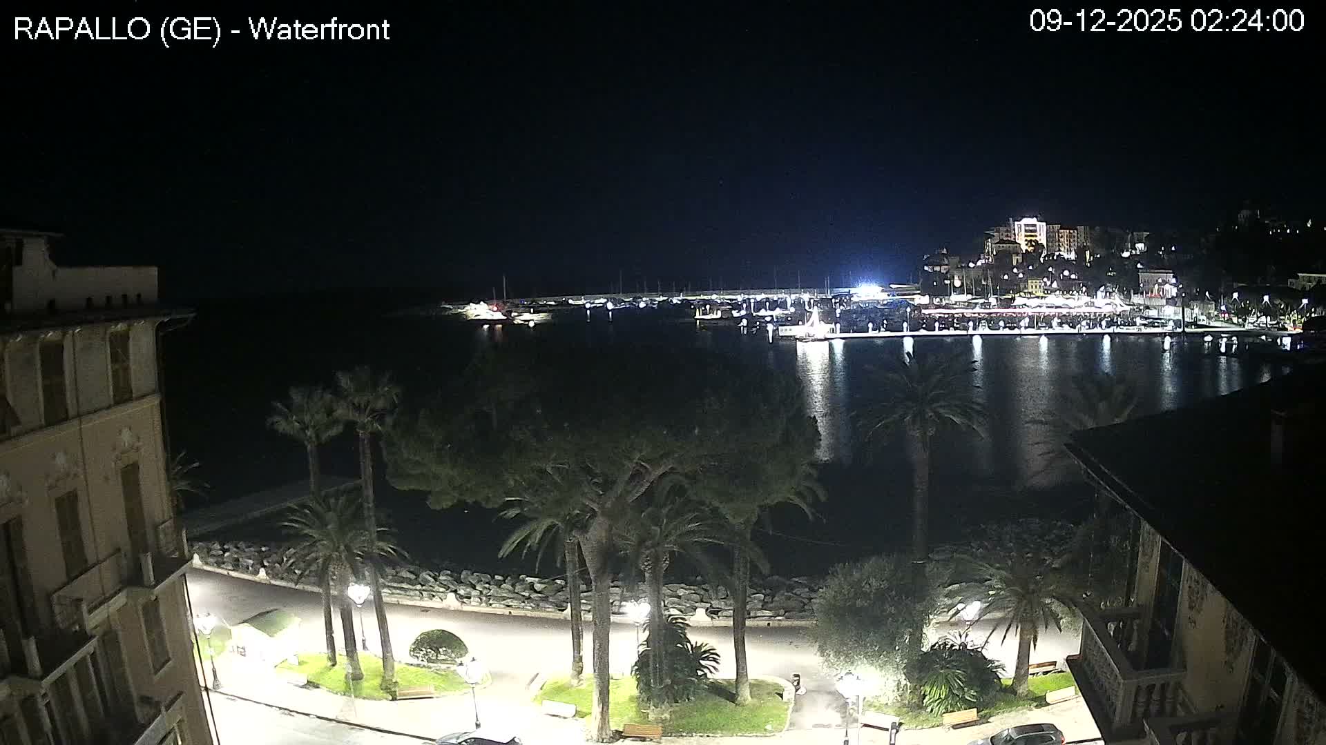Rapallo Vittorio Veneto Coast Live Cam - Genoa, Liguria, Italy
