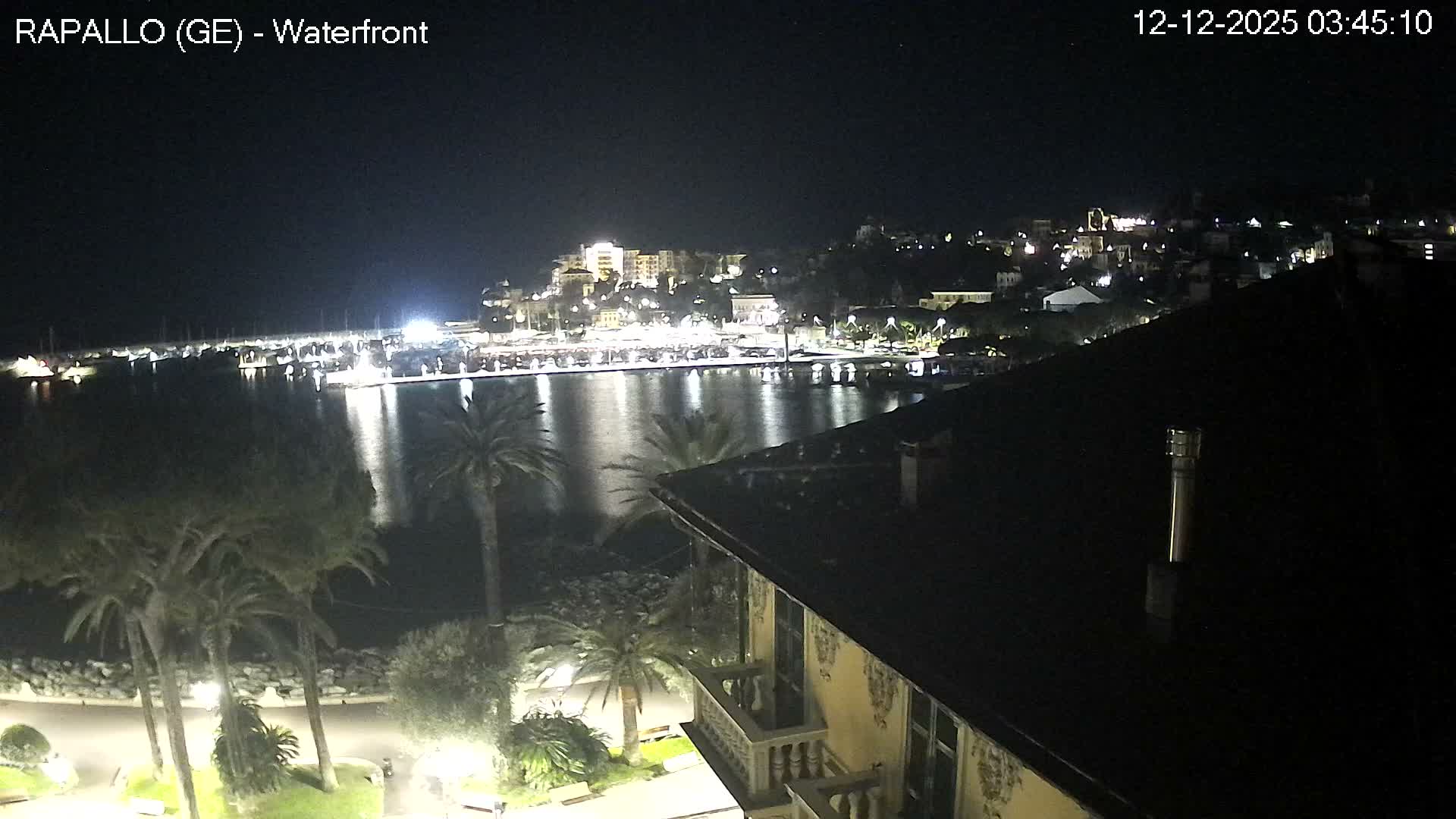 Rapallo Vittorio Veneto Coast Live Cam - Genoa, Liguria, Italy