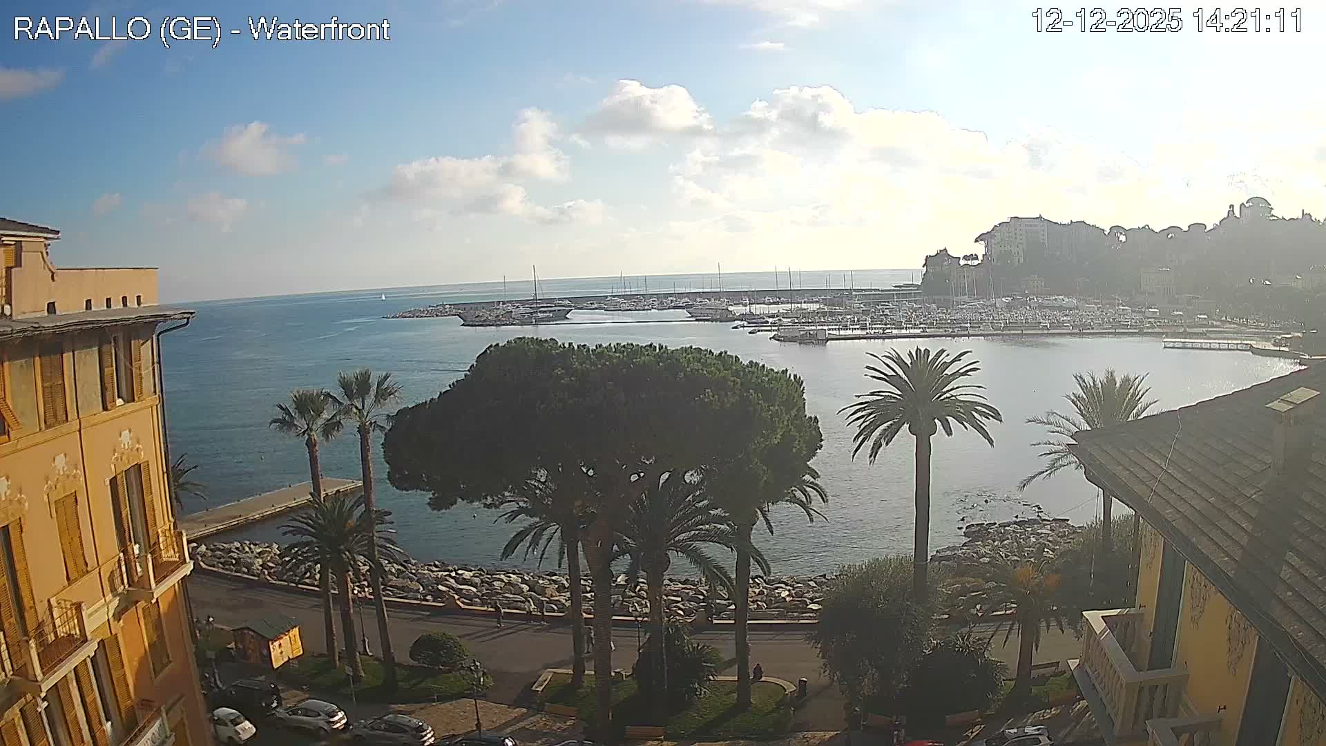 Rapallo Vittorio Veneto Coast Live Cam - Genoa, Liguria, Italy