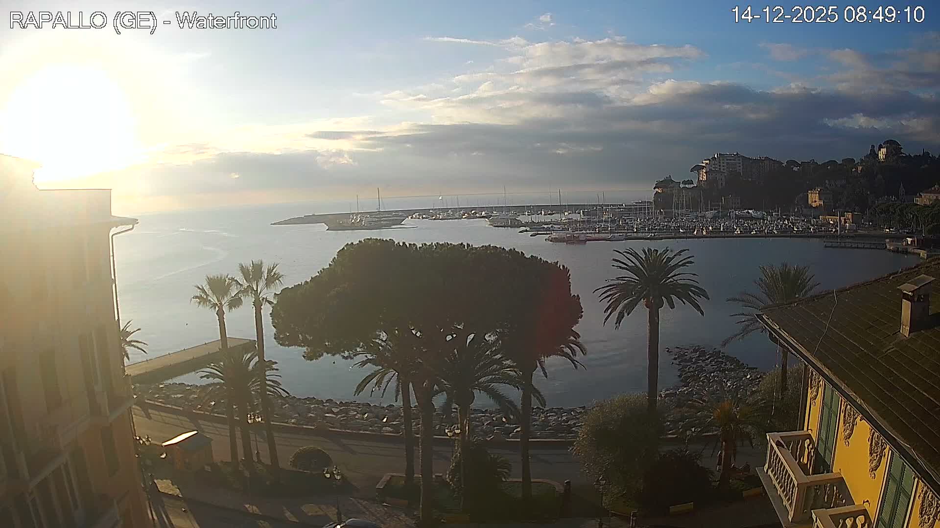 Rapallo Vittorio Veneto Coast Live Cam - Genoa, Liguria, Italy