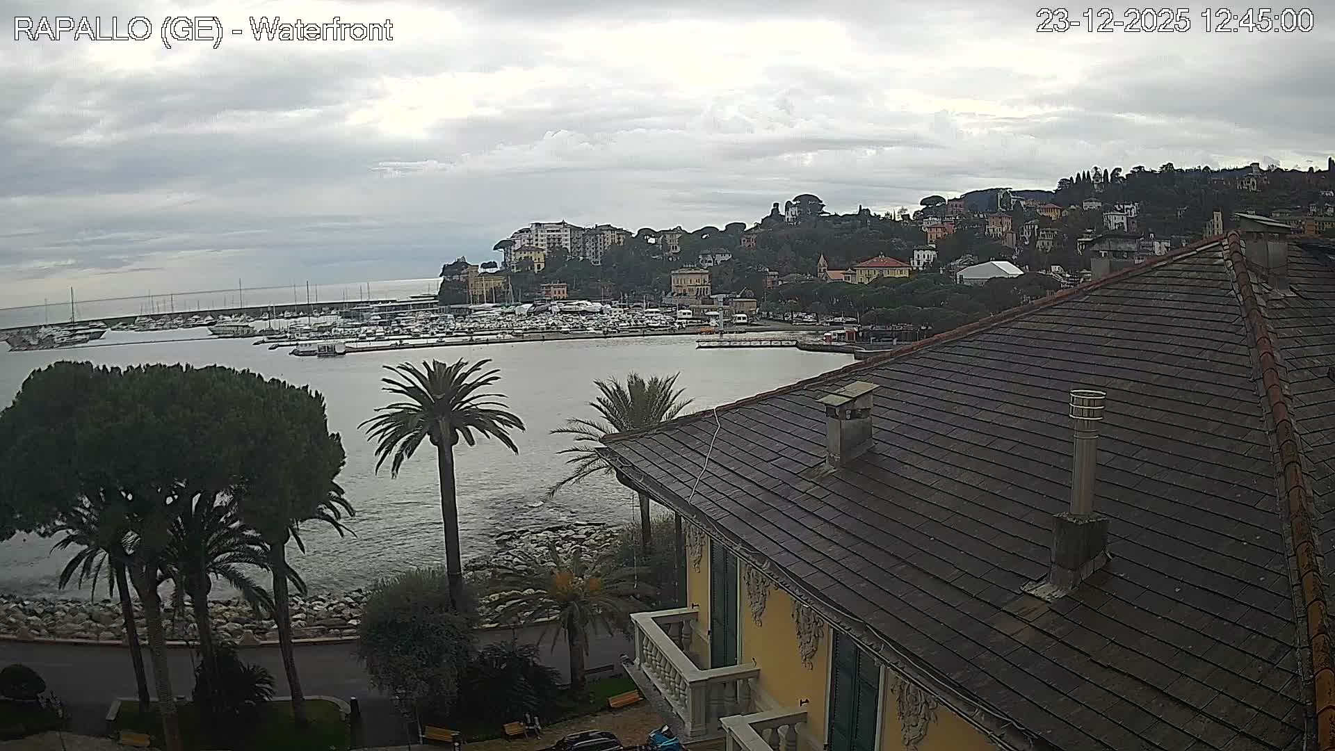 Rapallo Vittorio Veneto Coast Live Cam - Genoa, Liguria, Italy